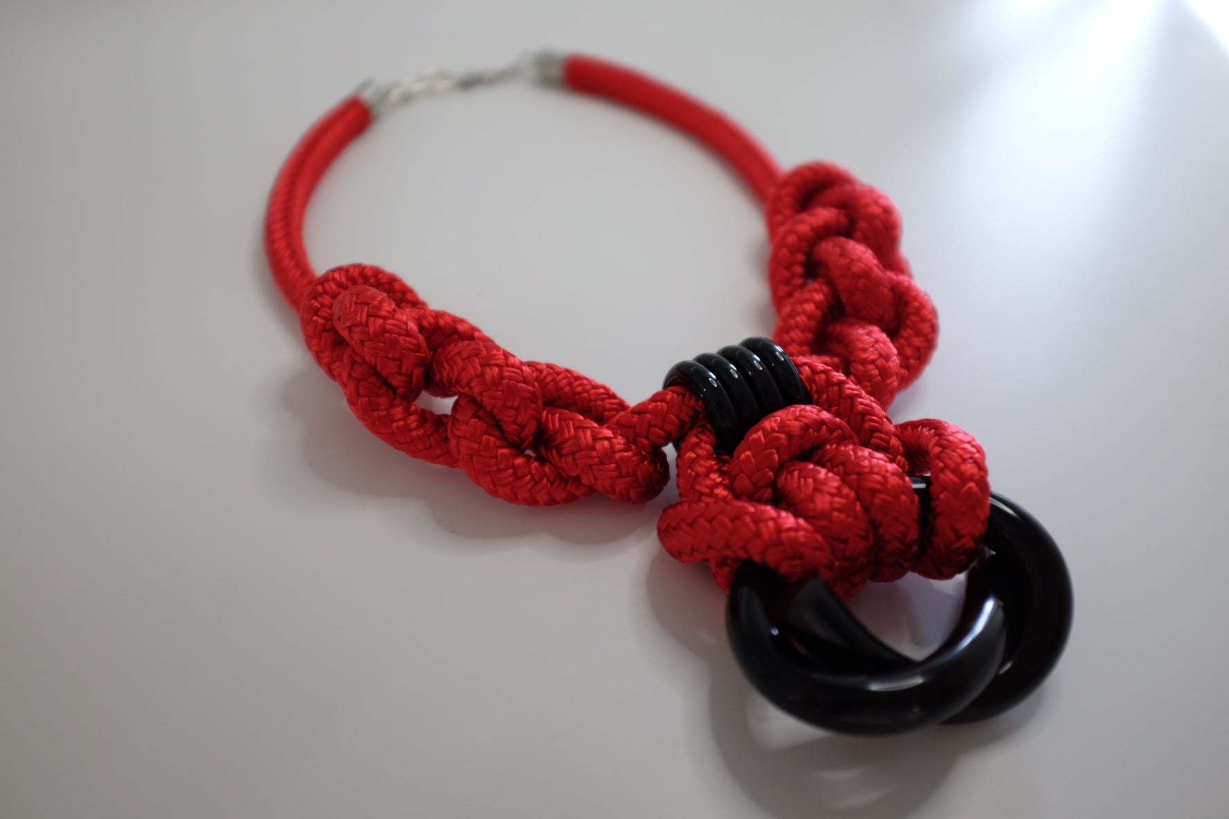 Capraia Red Black Necklace