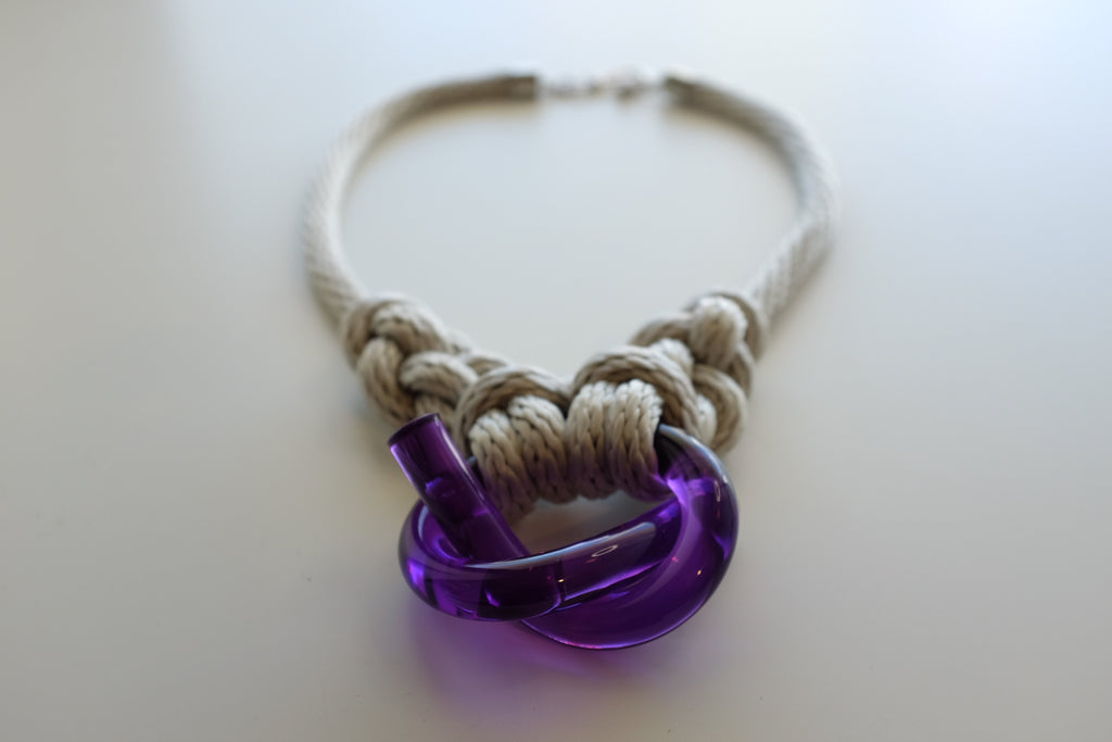 Capraia Purple Necklace