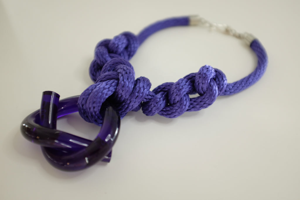 Capraia Purple Violet Necklace
