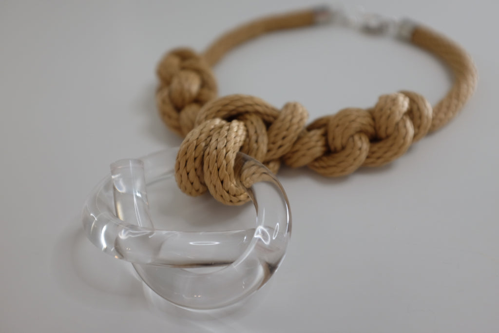 Capraia Clear Tan Necklace