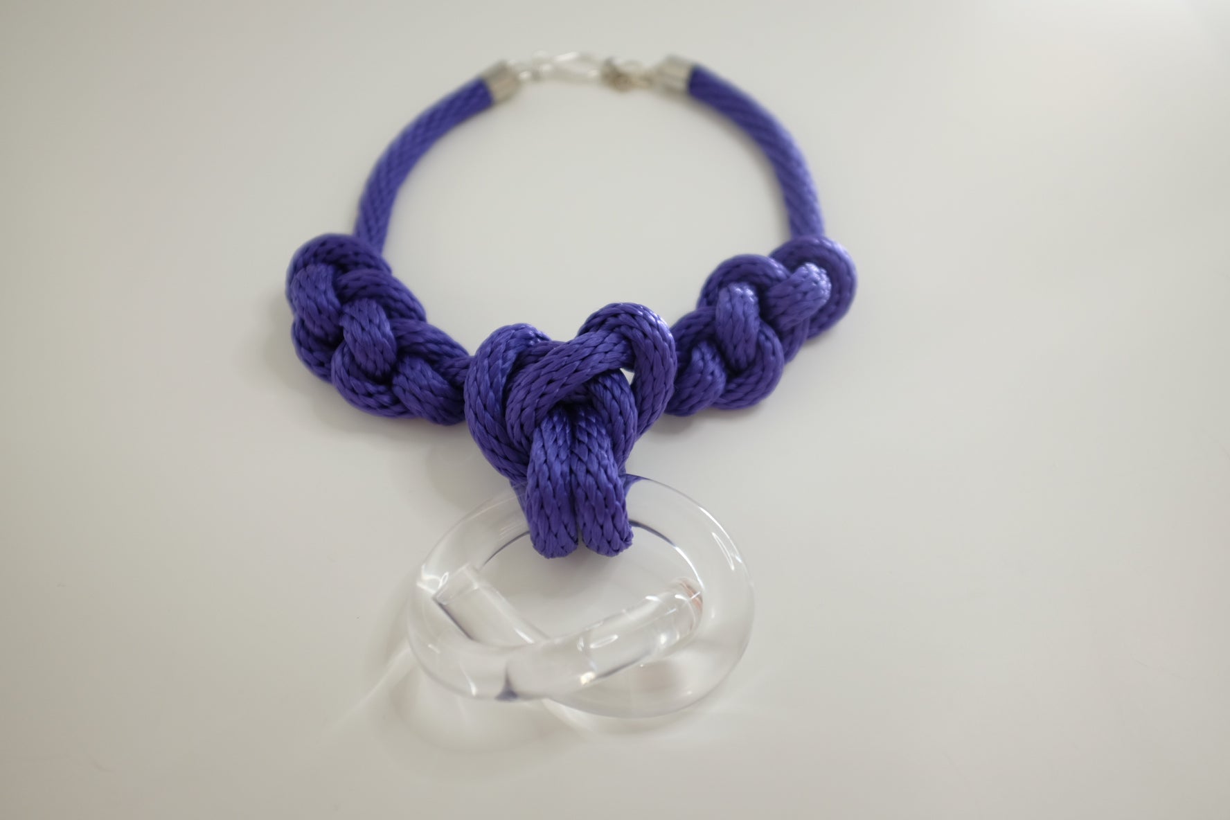 Capraia Clear Violet Necklace