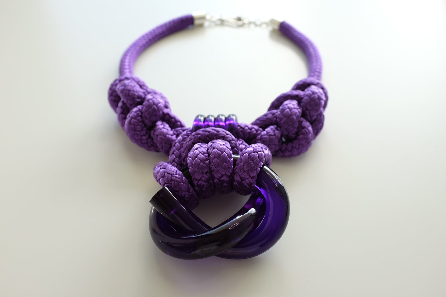 Capraia Plum Purple Necklace