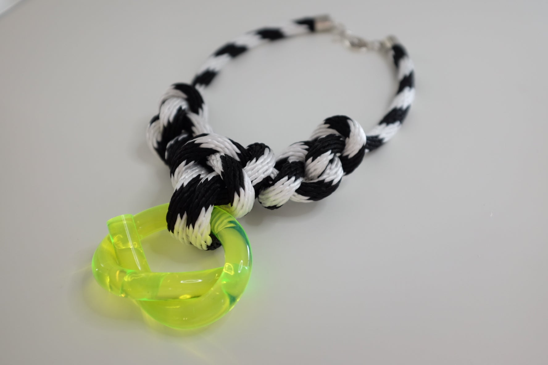 Capraia Zebra Neon Necklace
