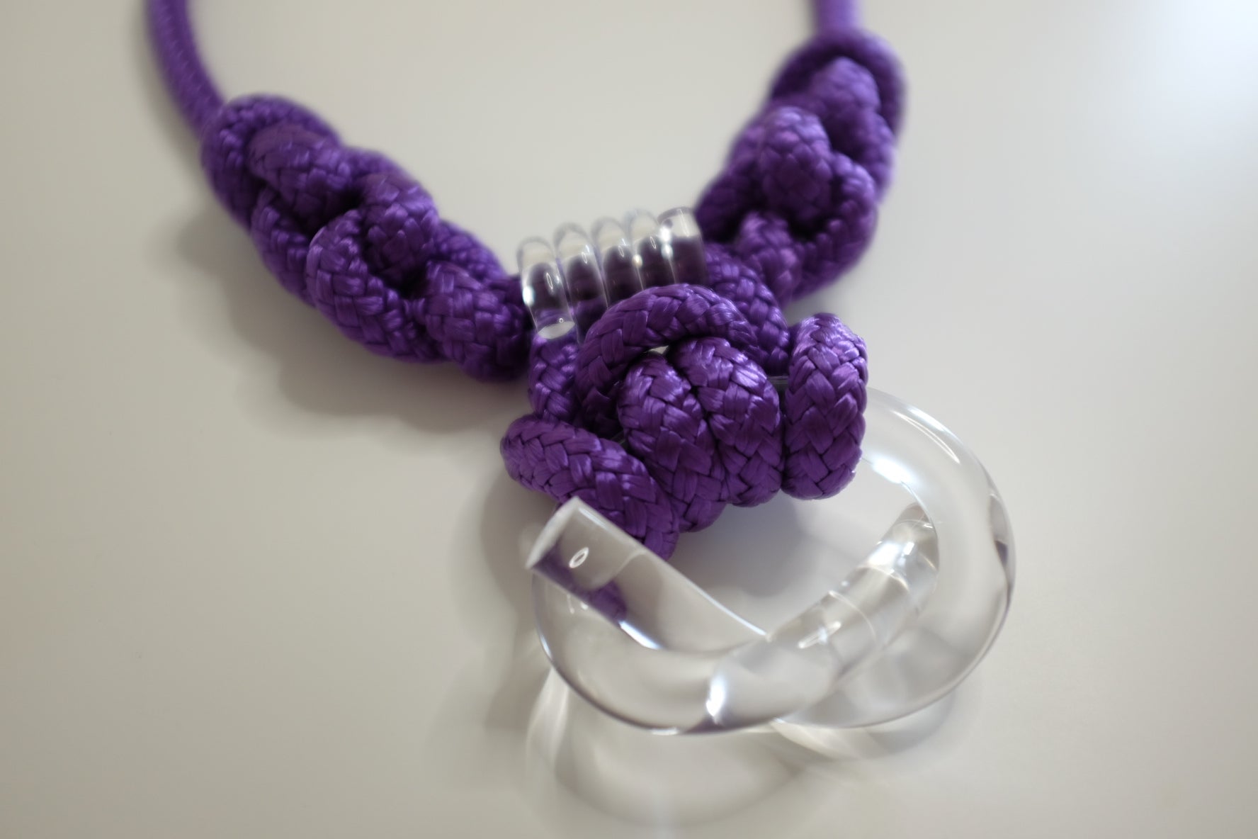 Capraia Purple Clear Necklace