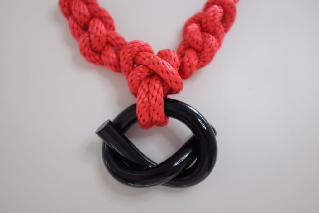 Capraia Black Red Necklace