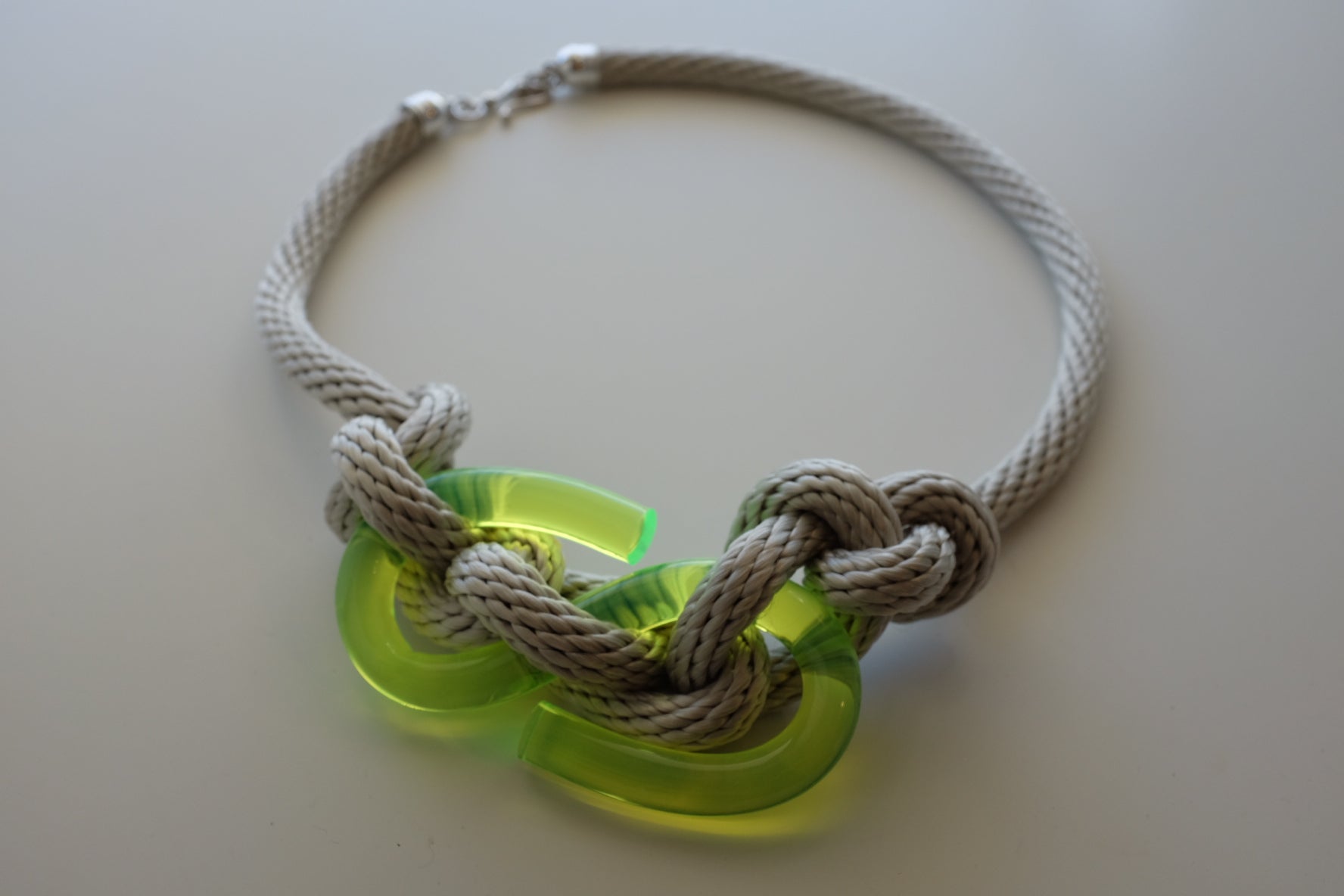 Capraia Neon Green Necklace