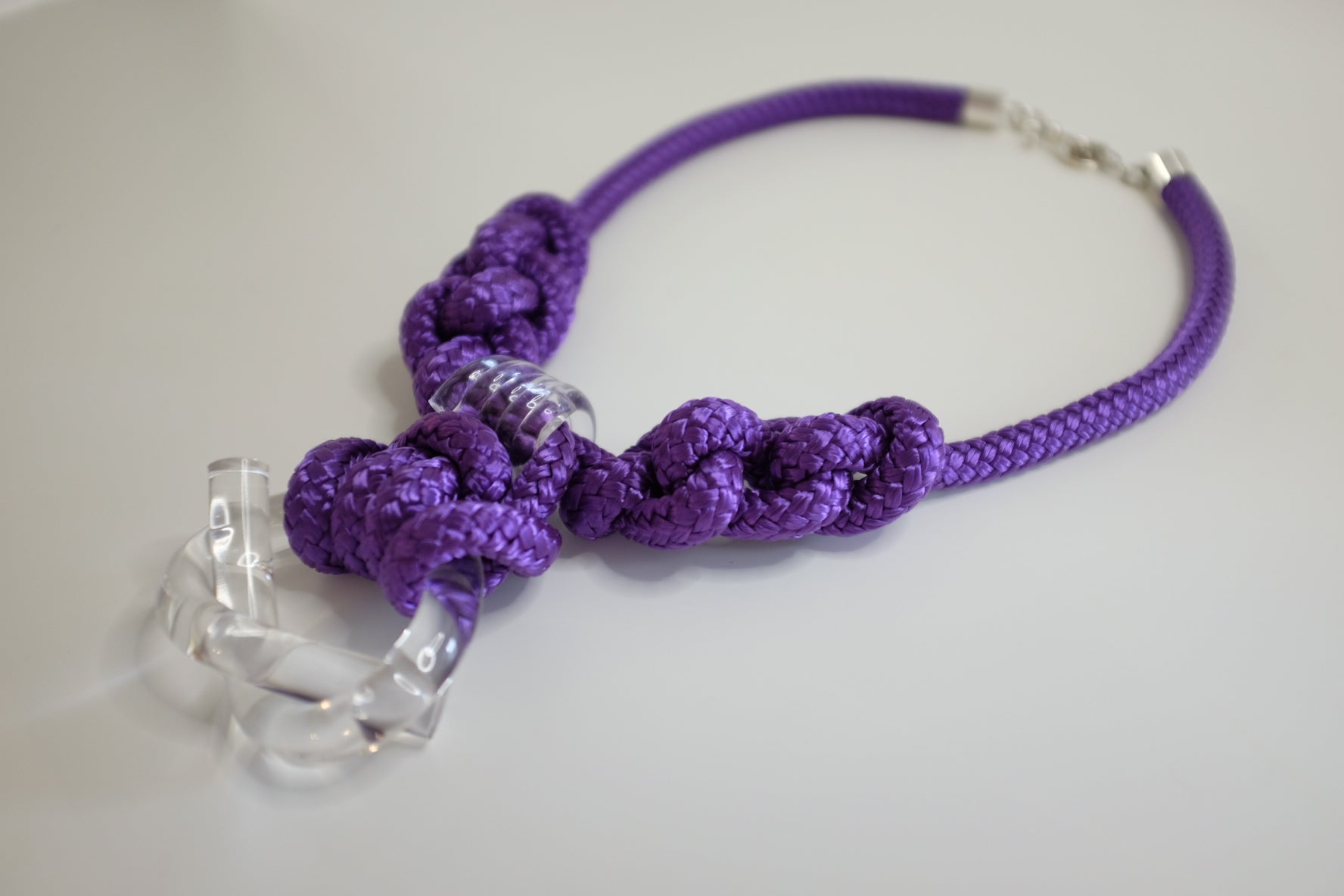 Capraia Purple Clear Necklace