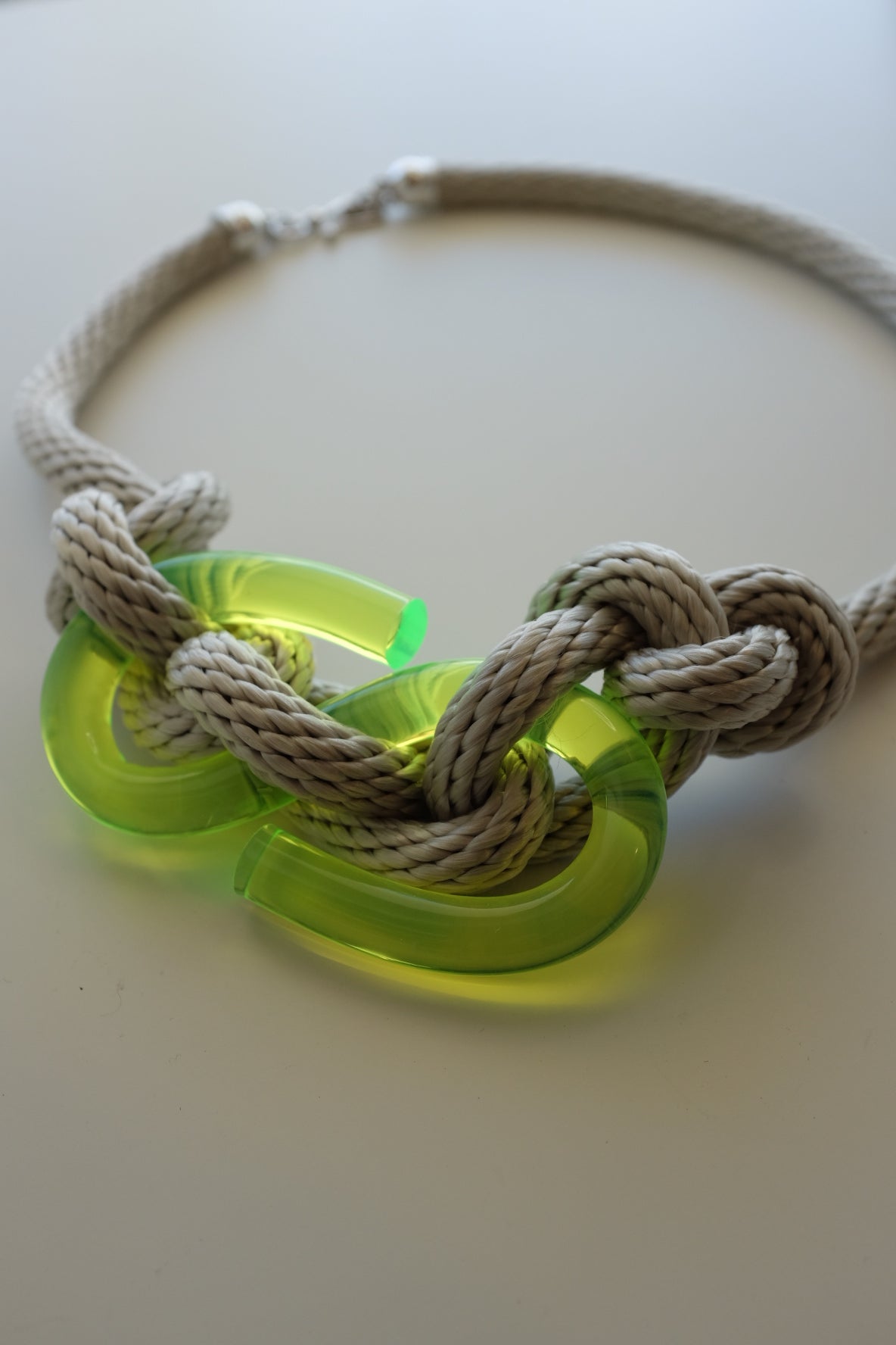 Capraia Neon Green Necklace