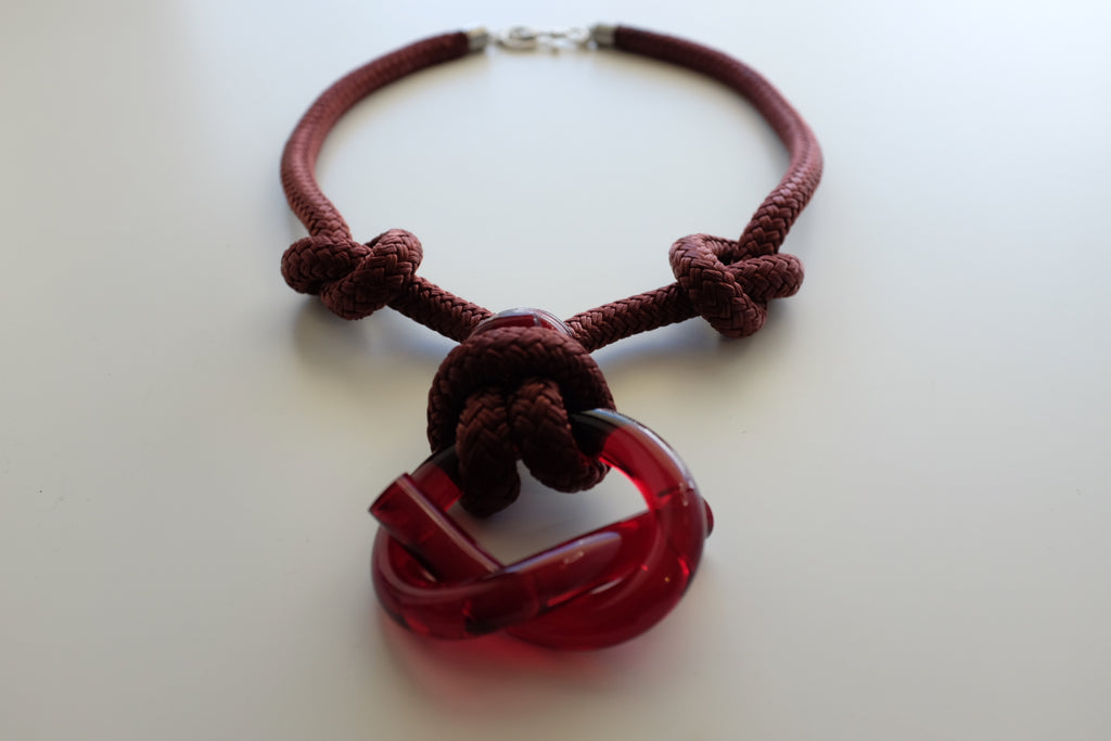 Capraia Deep Red Necklace