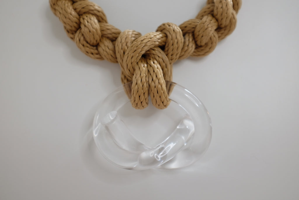 Capraia Clear Tan Necklace