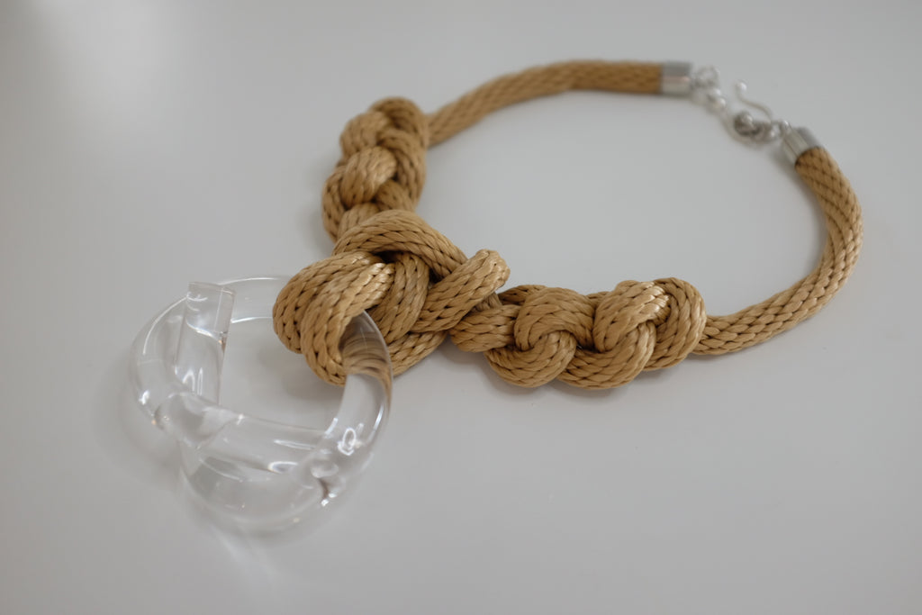 Capraia Clear Tan Necklace