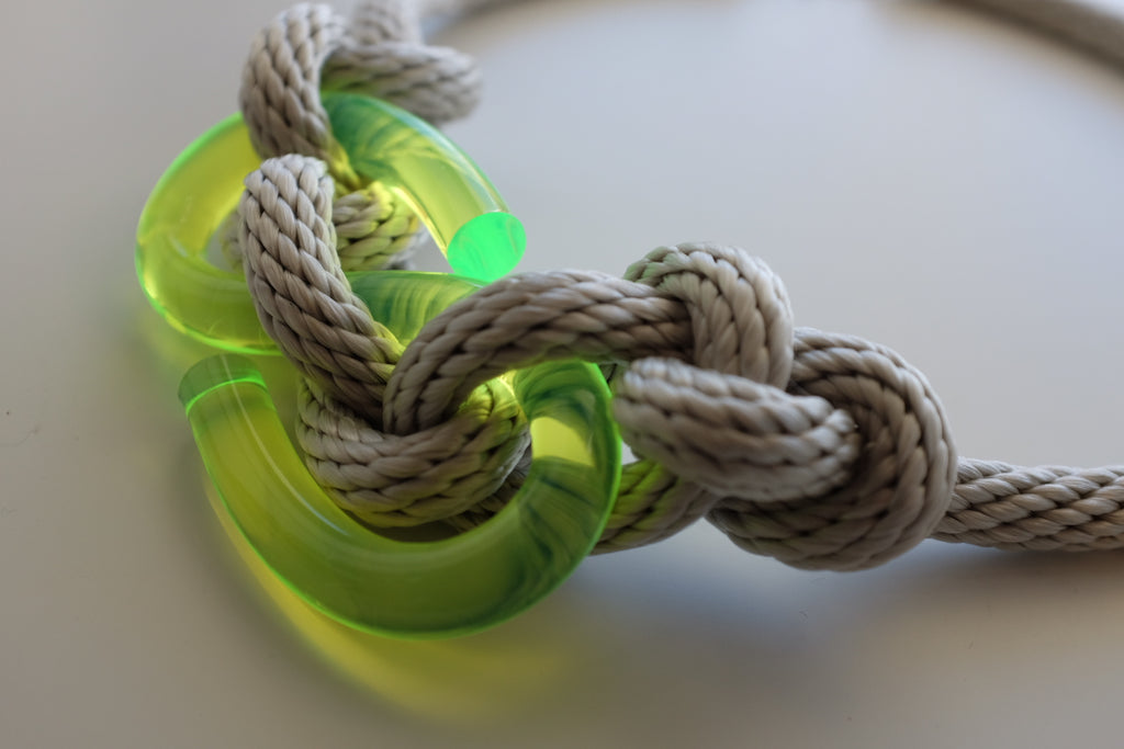 Capraia Neon Green Necklace