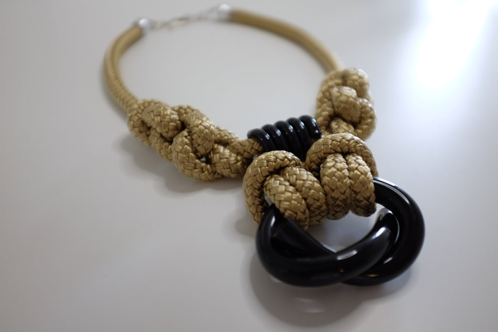Capraia Black Gold Necklace