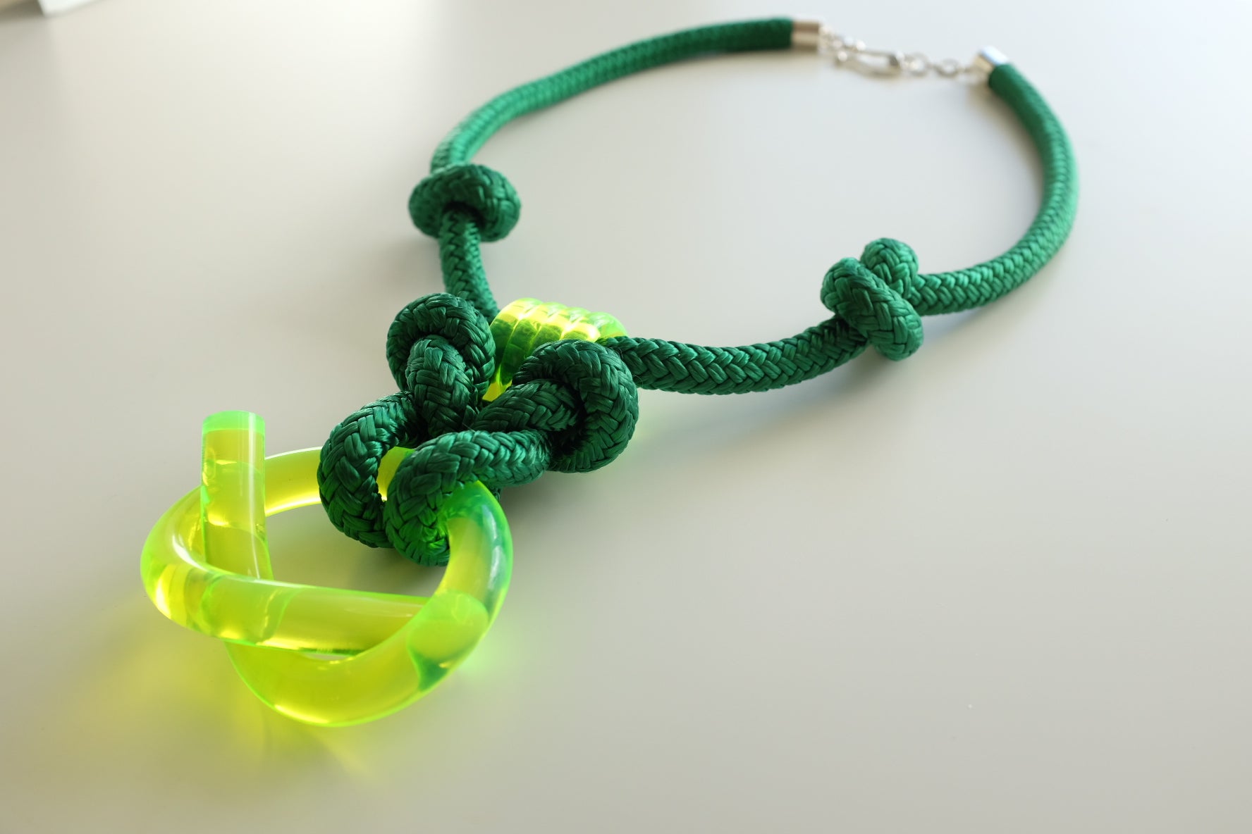 Capraia Neon Emerald Necklace