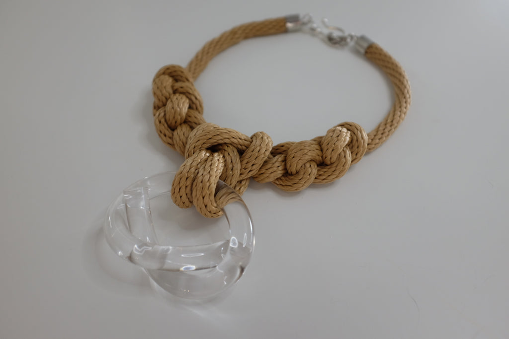 Capraia Clear Tan Necklace