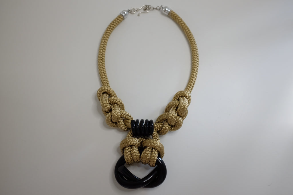 Capraia Black Gold Necklace