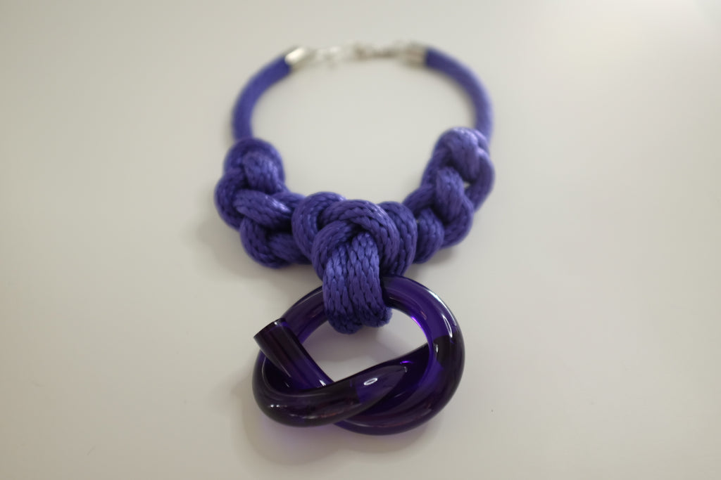 Capraia Purple Violet Necklace