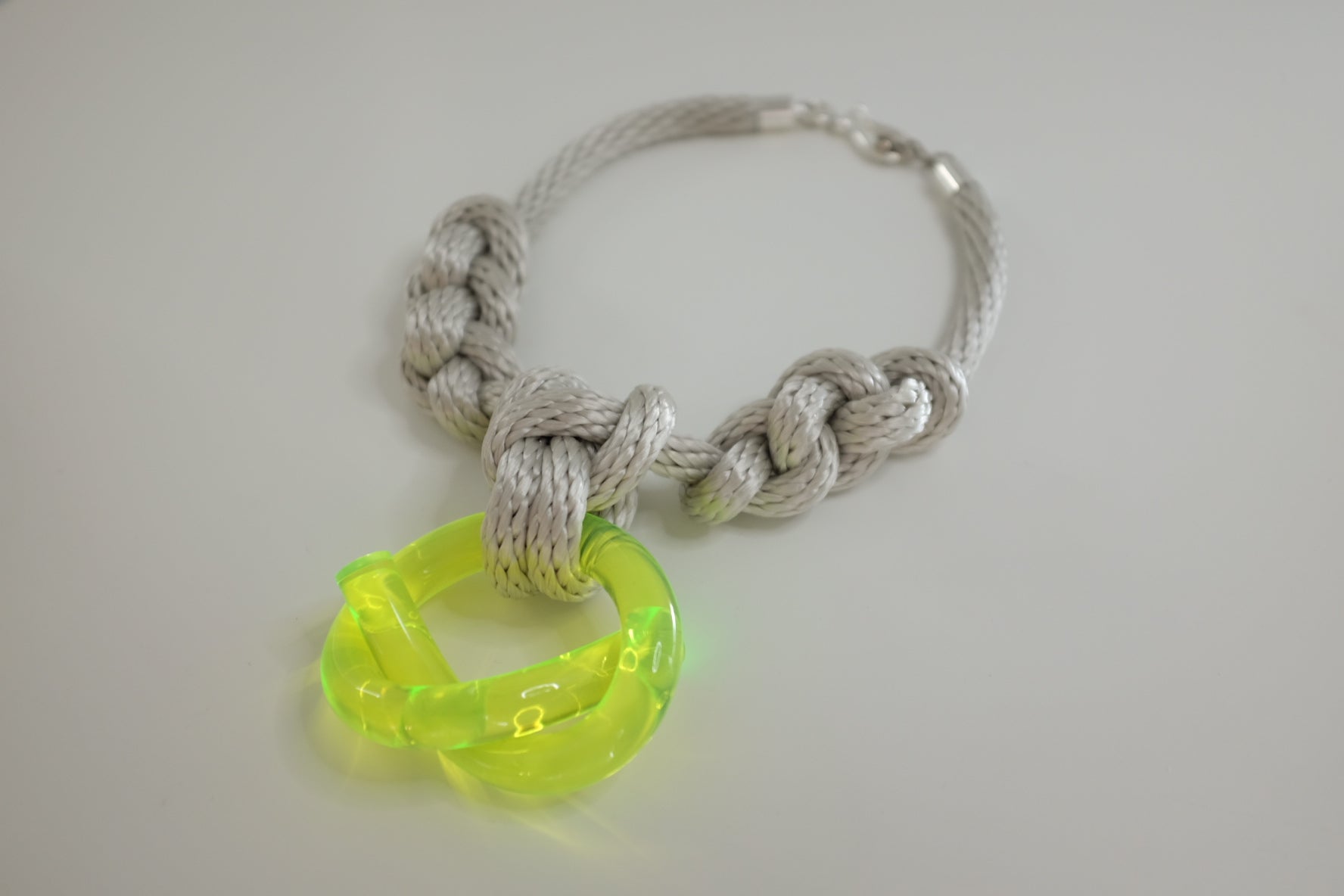 Capraia Silver Neon Necklace