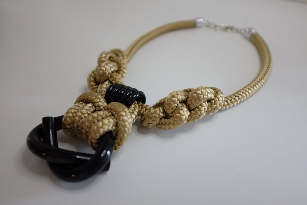 Capraia Black Gold Necklace