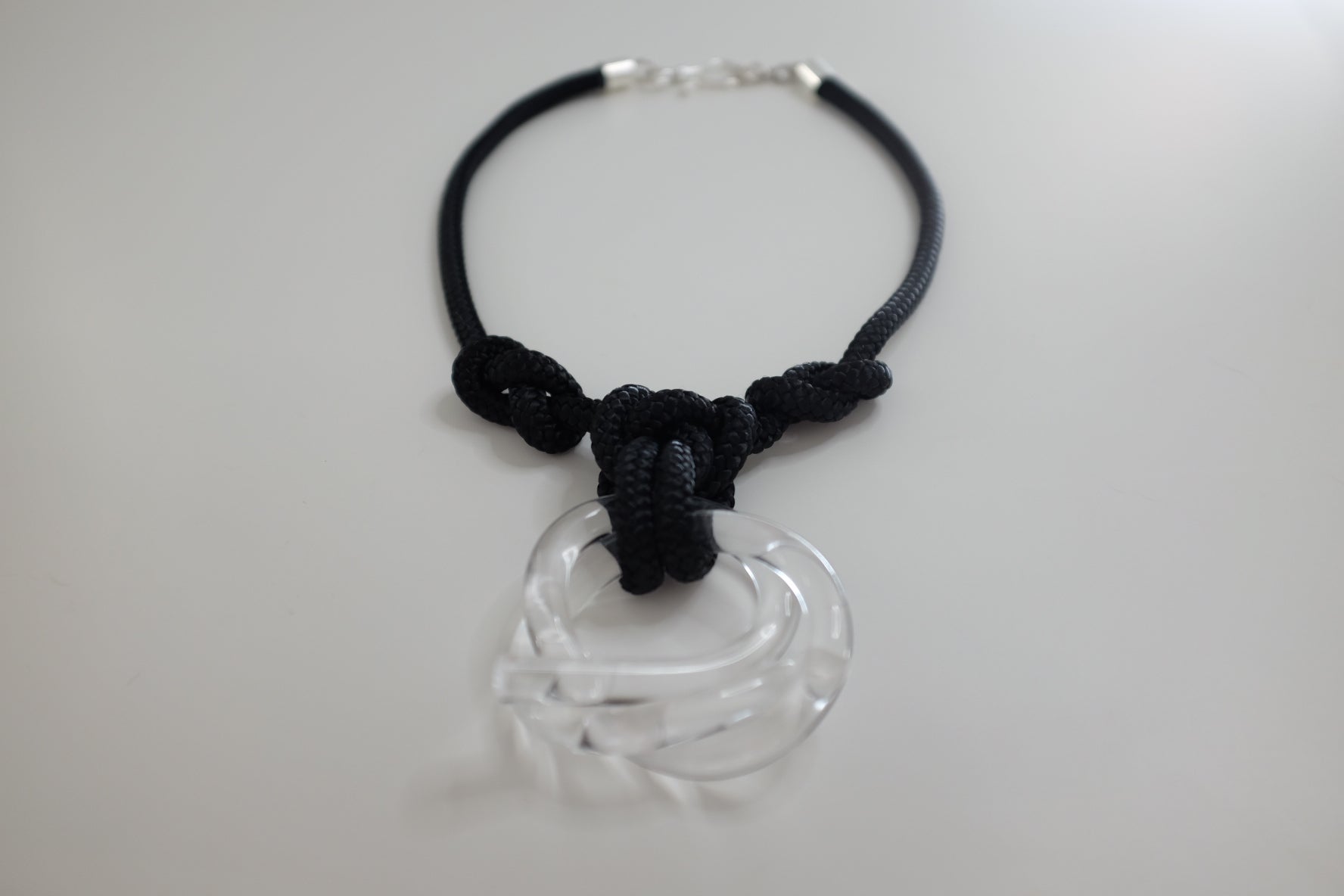 Chamonix Clear Black Necklace