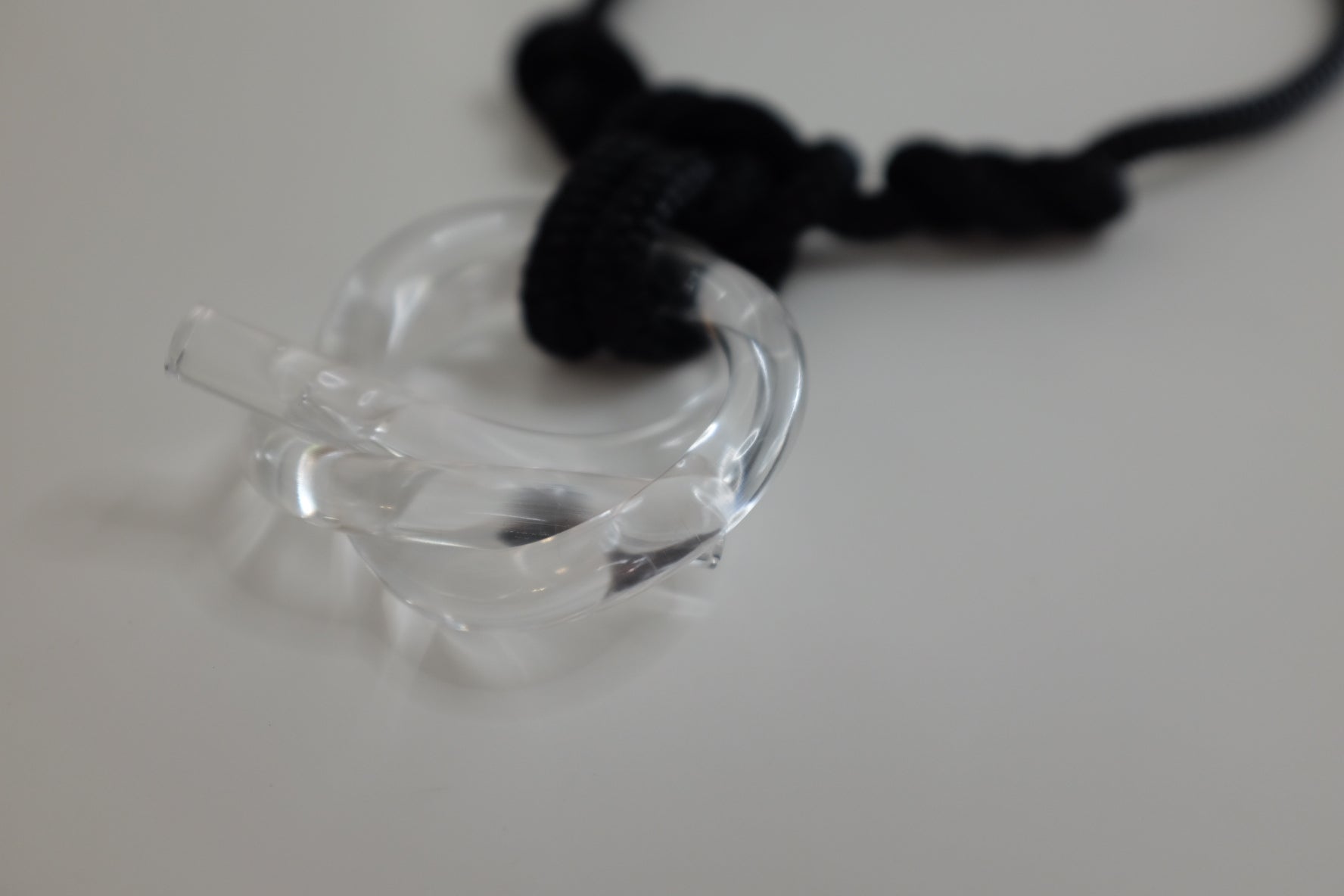 Chamonix Clear Black Necklace