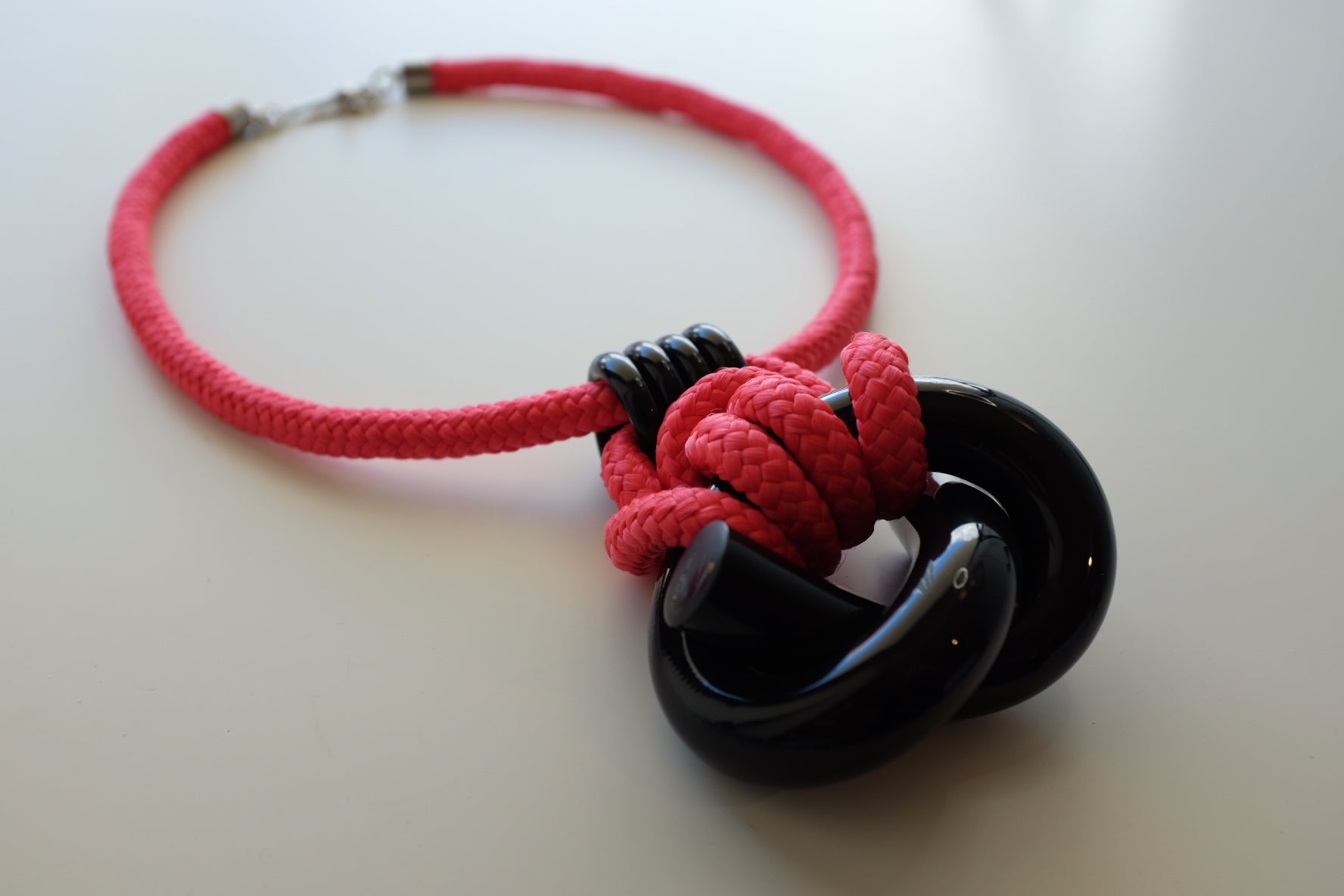 Capraia Black Knot Necklace