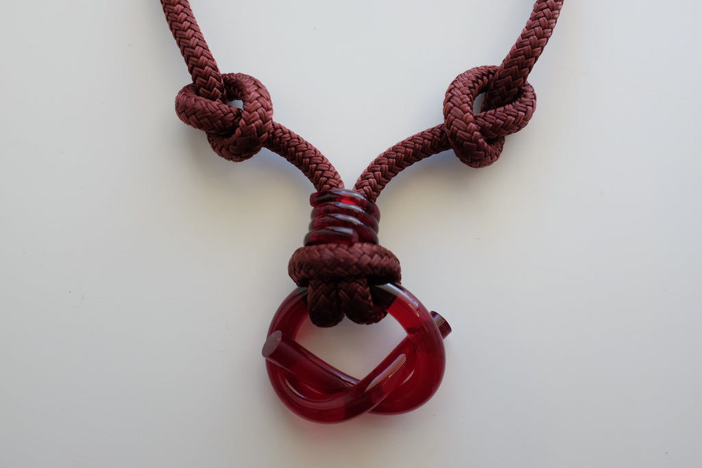 Capraia Deep Red Necklace