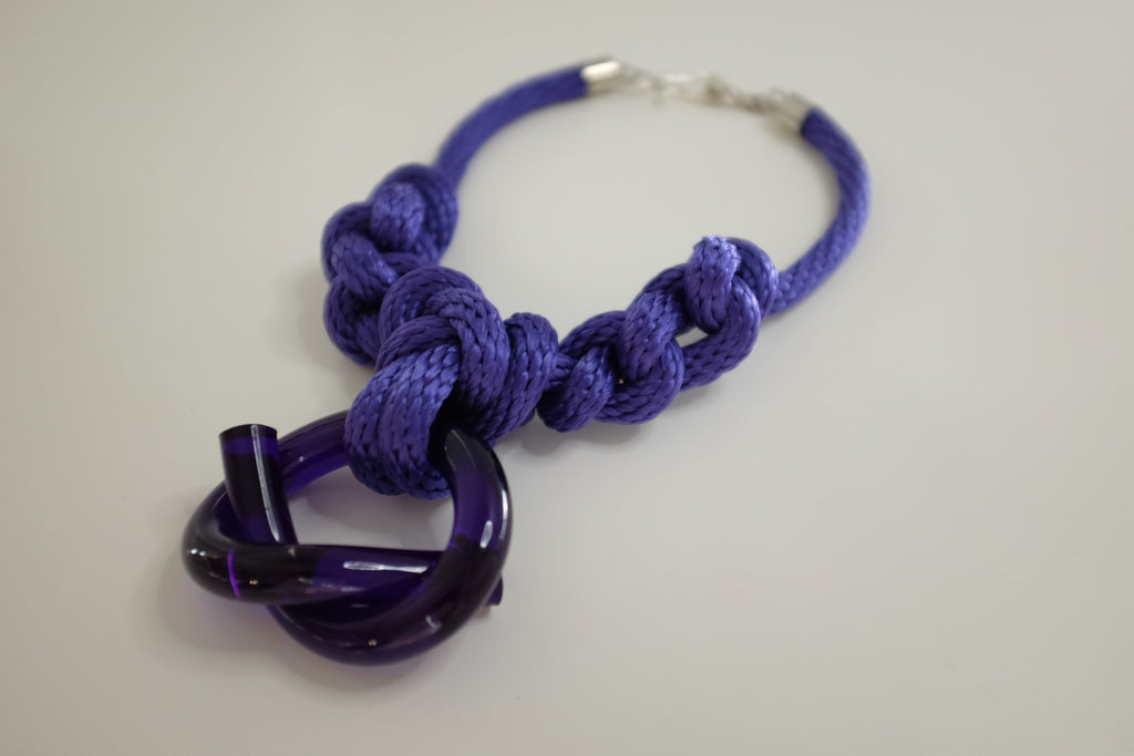 Capraia Purple Violet Necklace