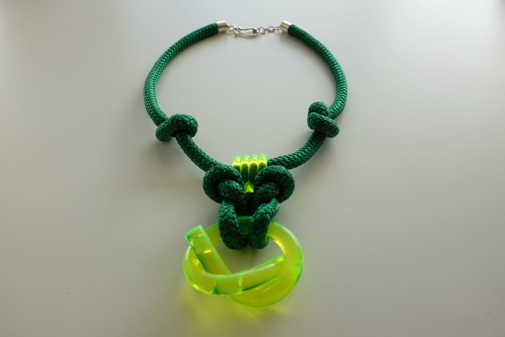 Capraia Neon Emerald Necklace