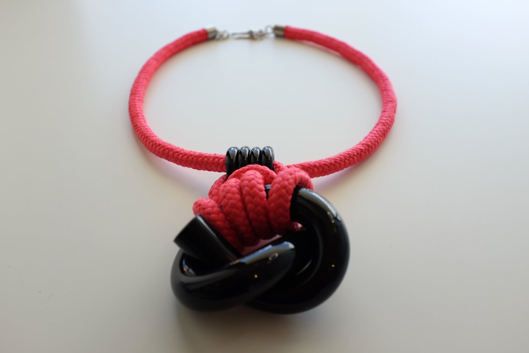 Capraia Black Knot Necklace