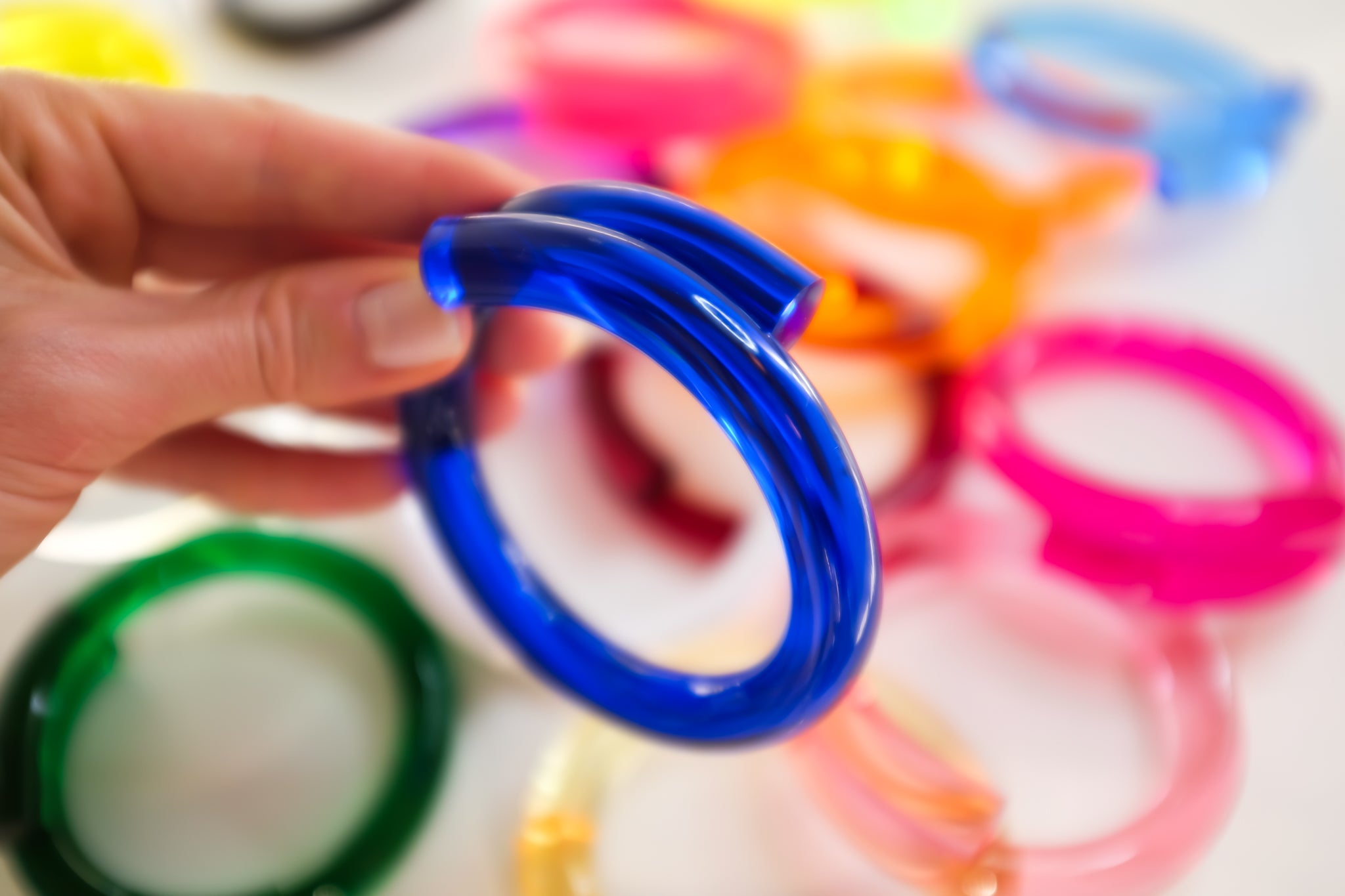 Lucite Bangle