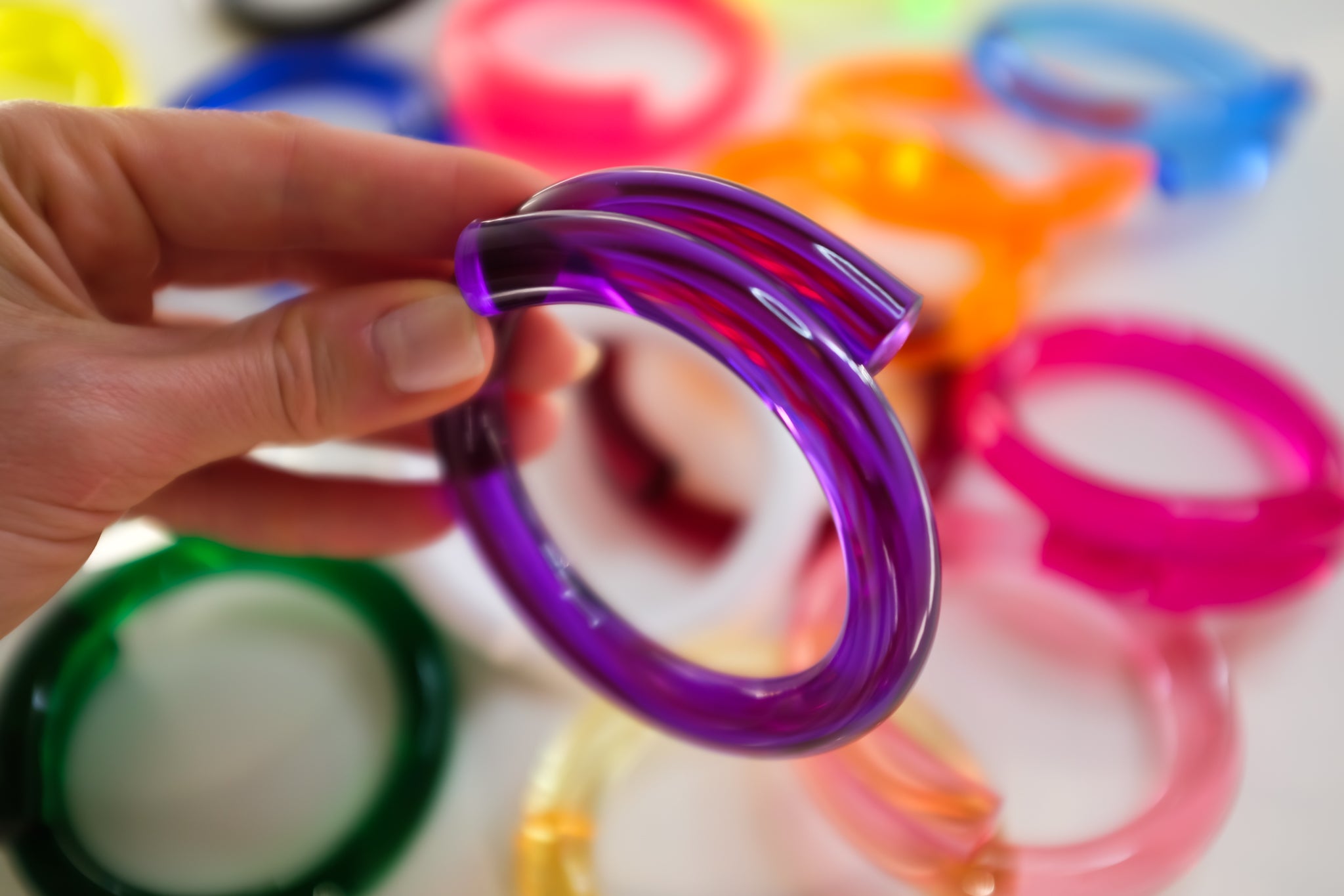 Lucite Bangle