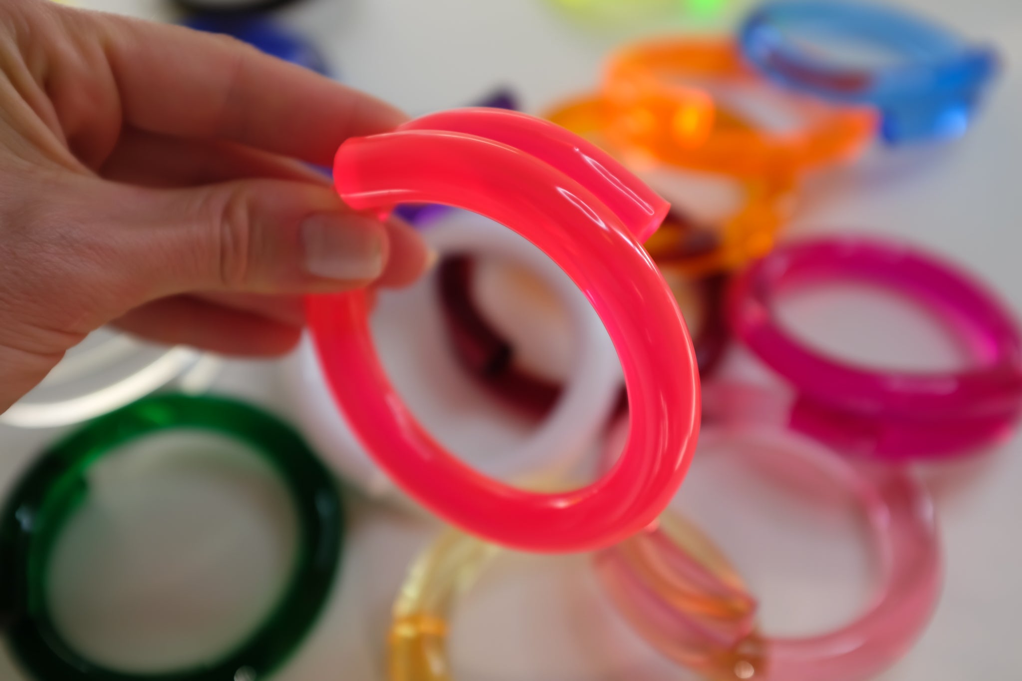 Lucite Bangle