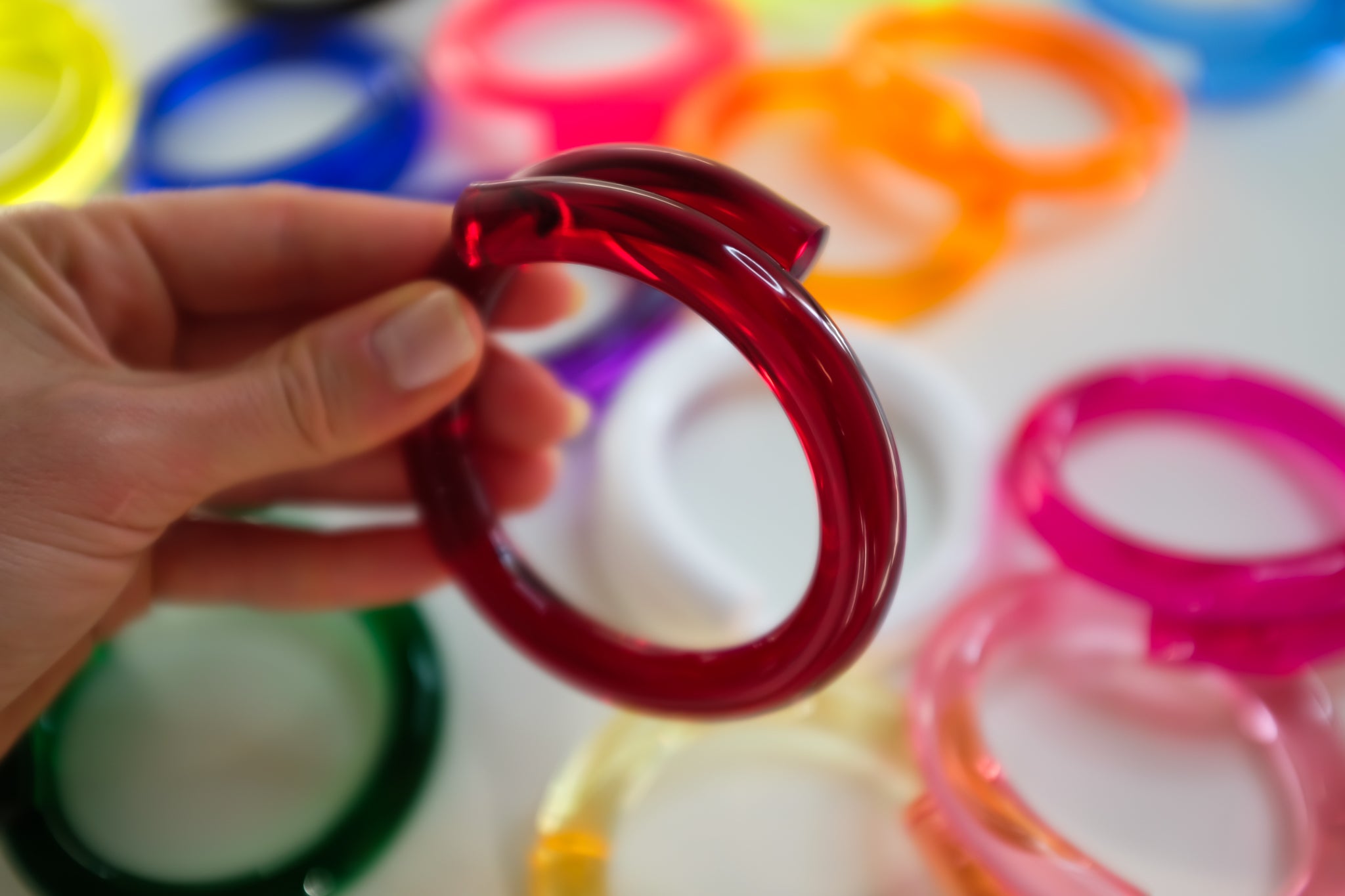 Lucite Bangle