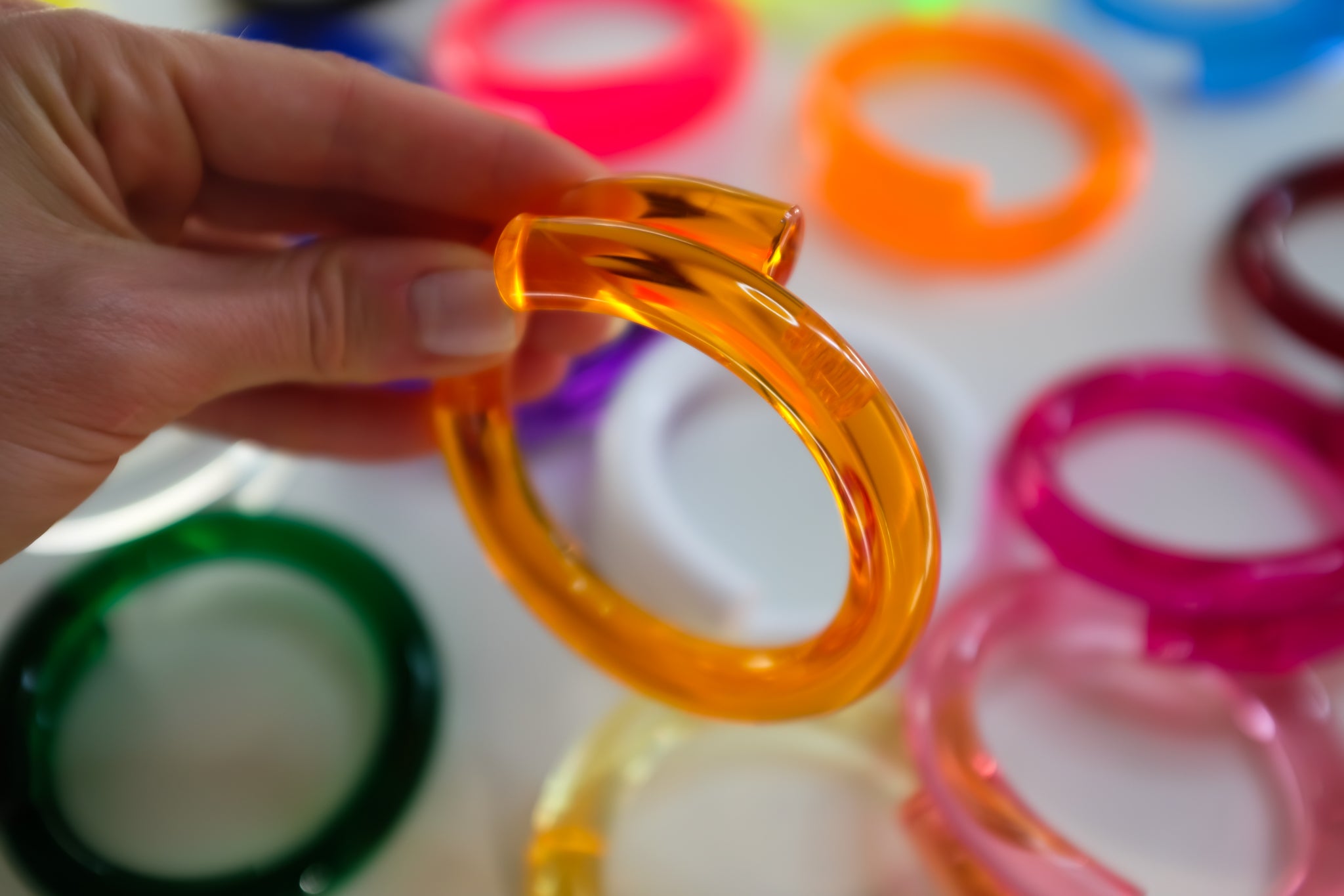 Lucite Bangle