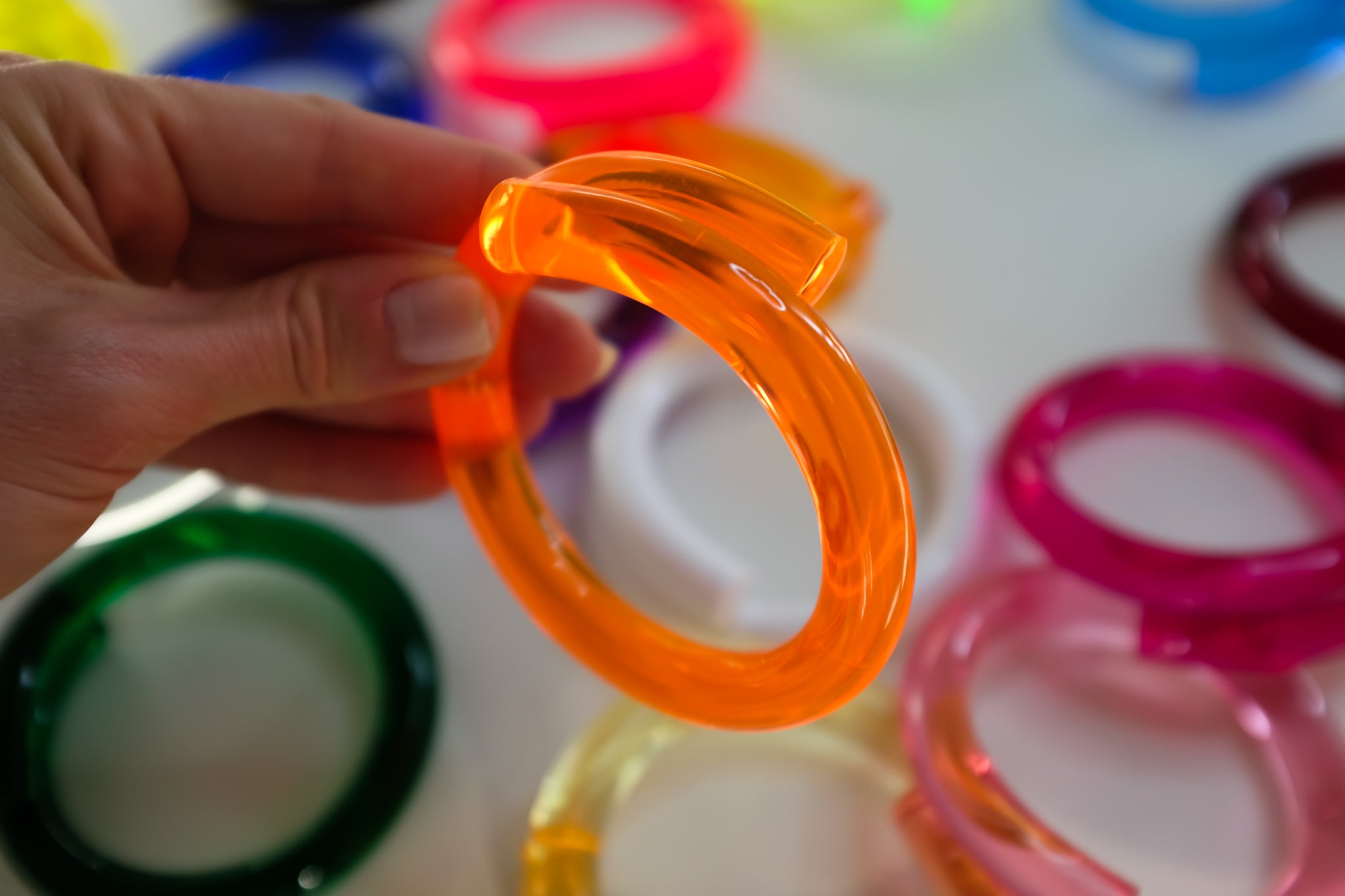 Lucite Bangle