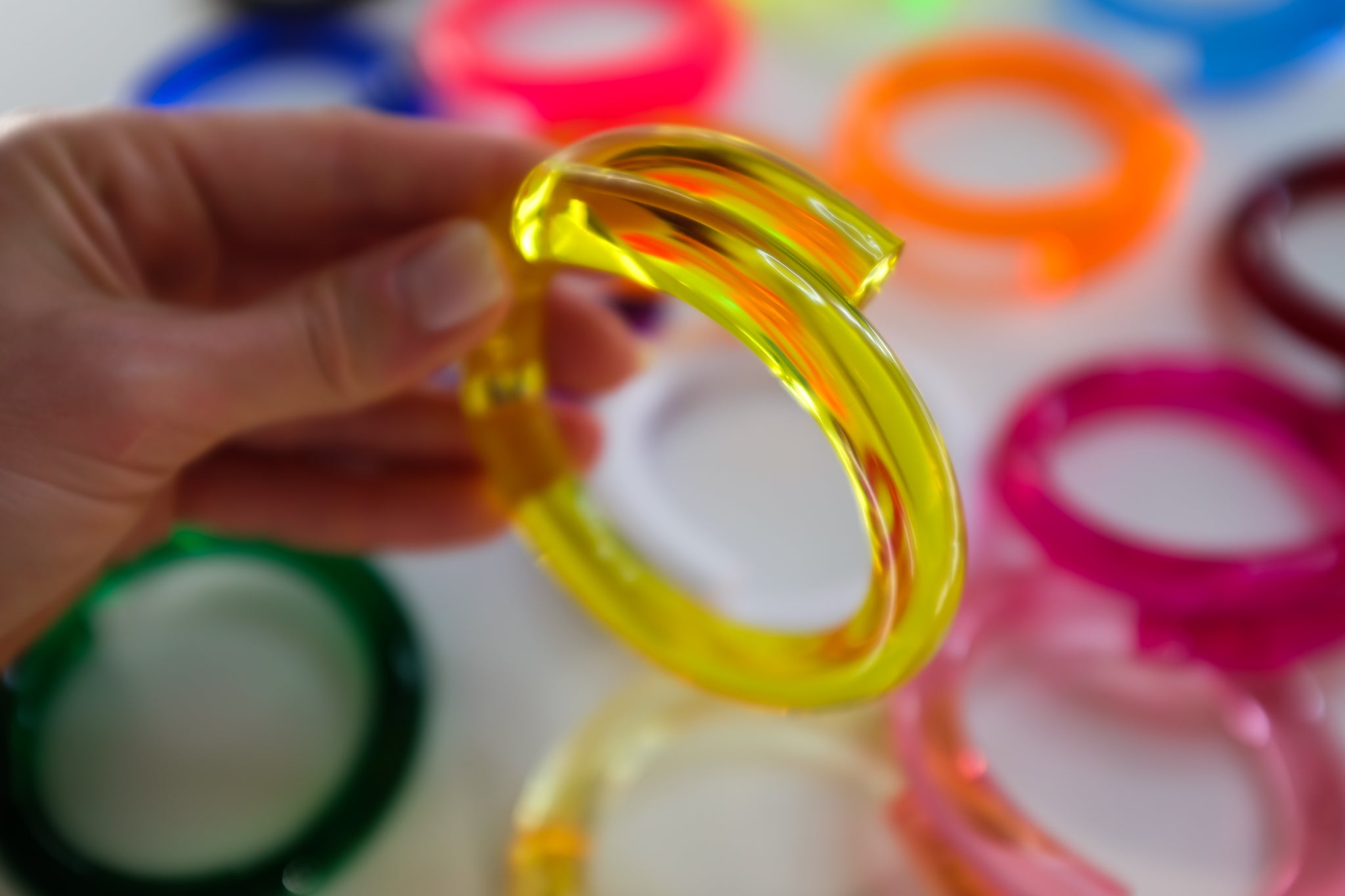 Lucite Bangle