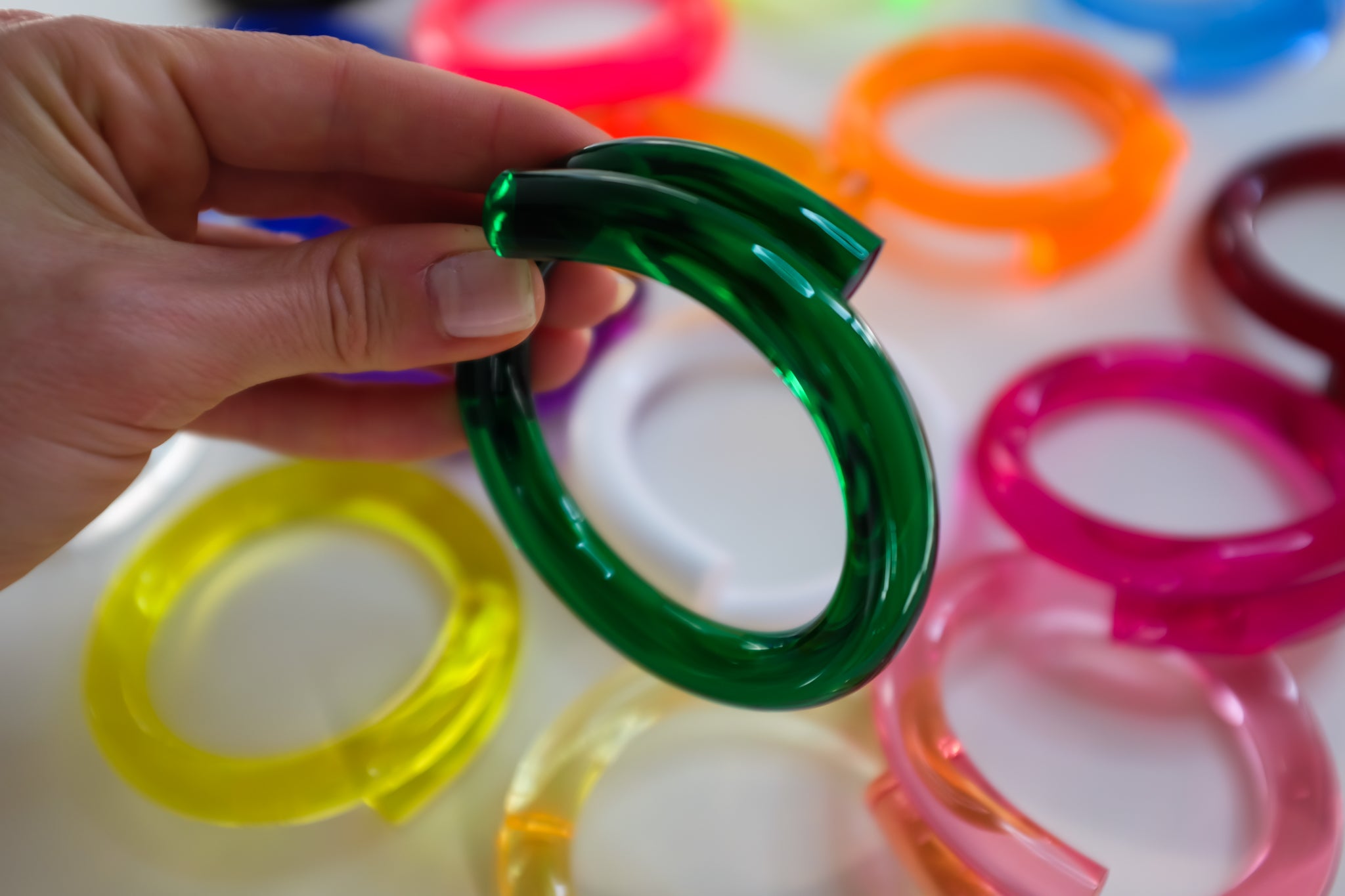 Lucite Bangle