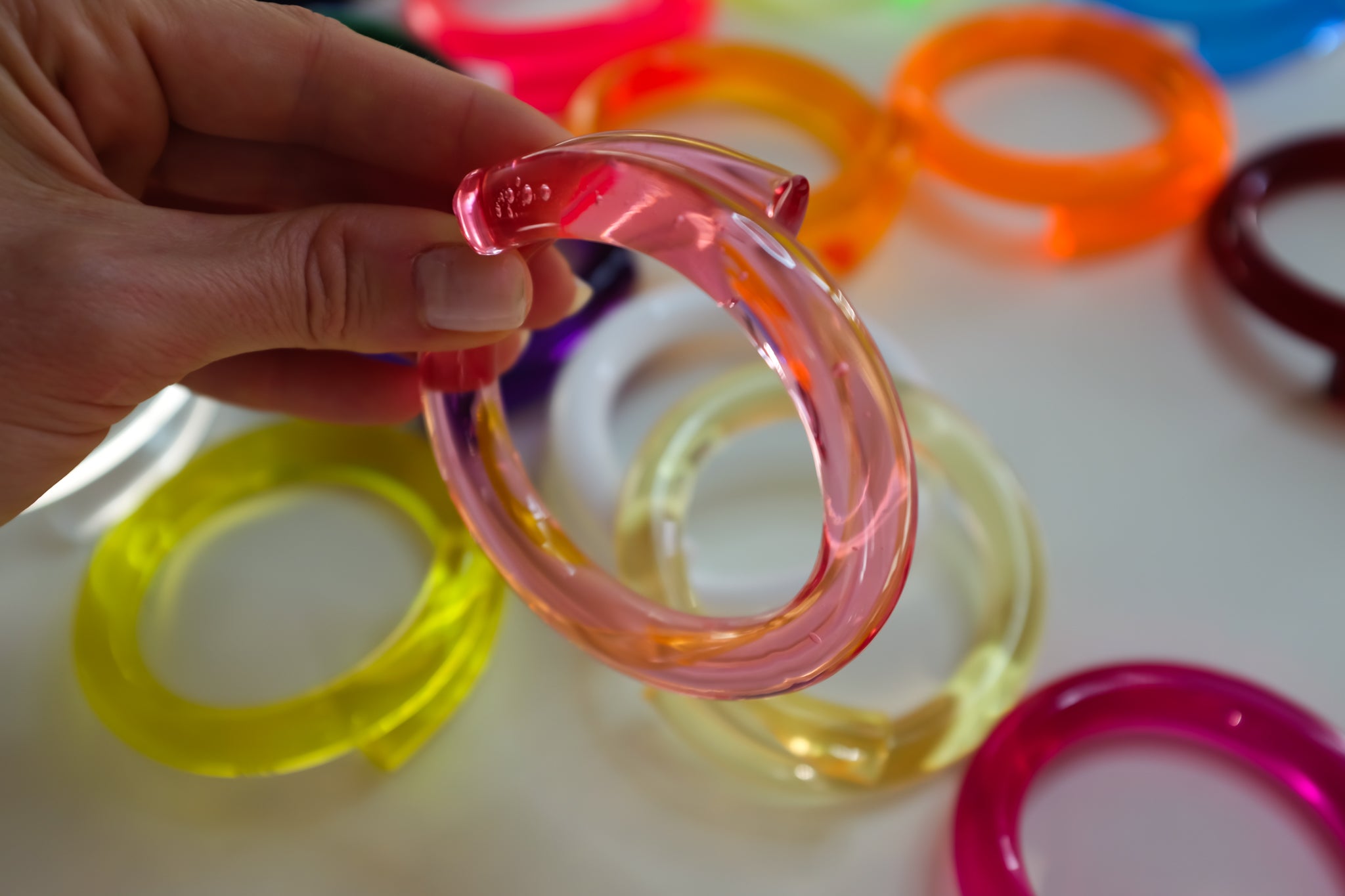 Lucite Bangle