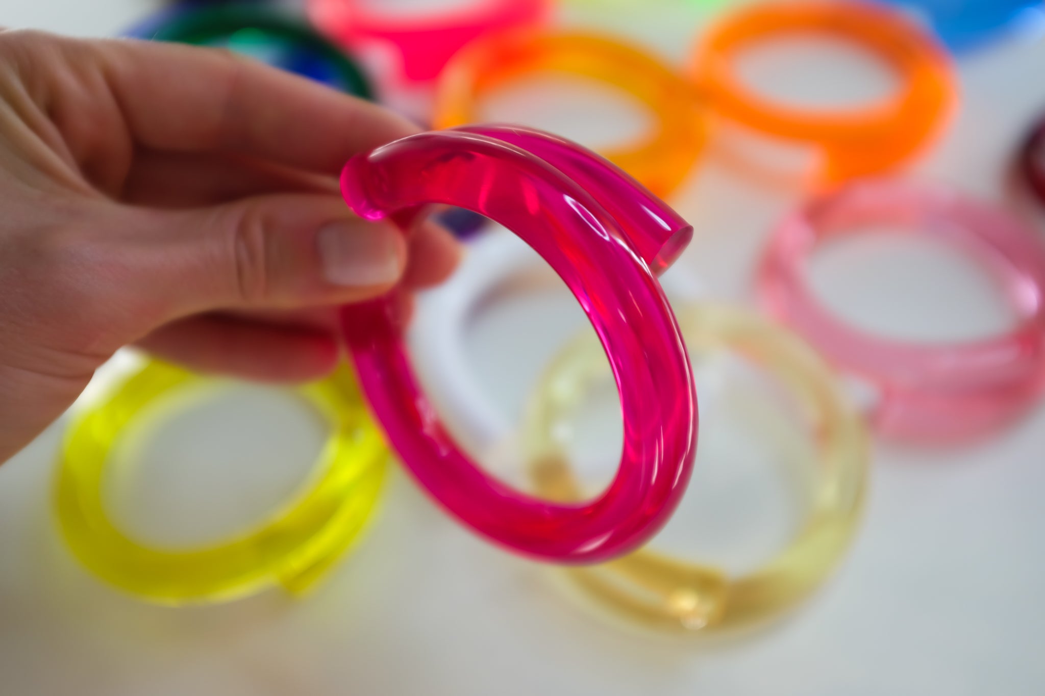 Lucite Bangle