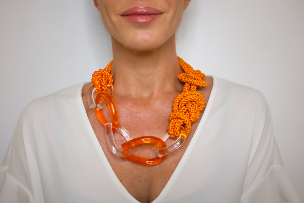 Capraia Orange Necklace