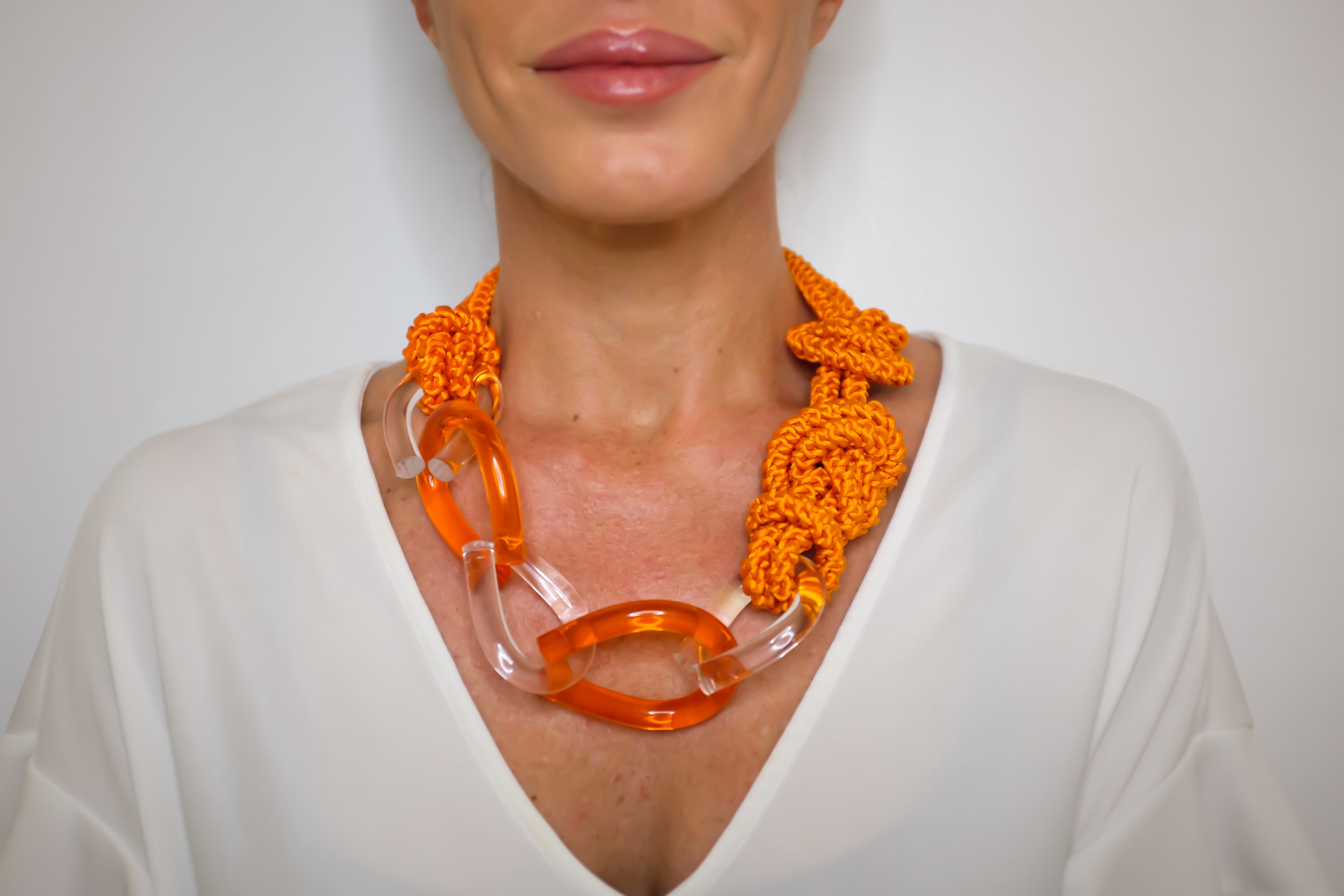Capraia Orange Necklace