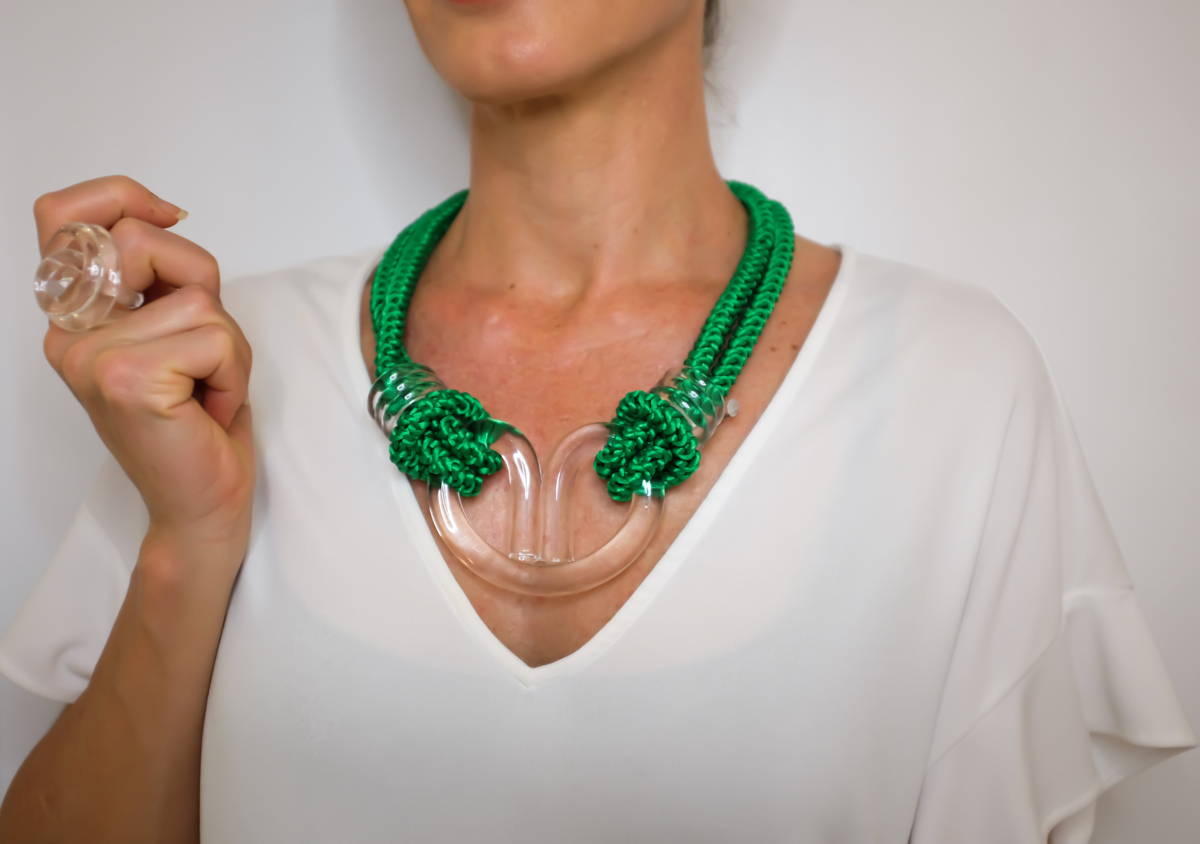 Capraia Green Necklace