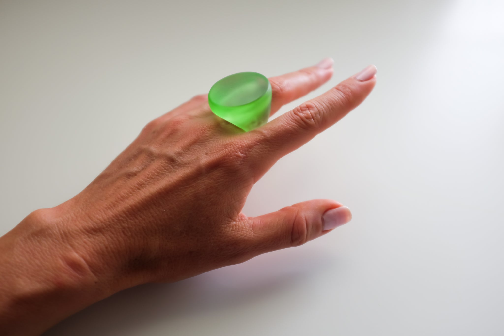 Seaglass Round Ring