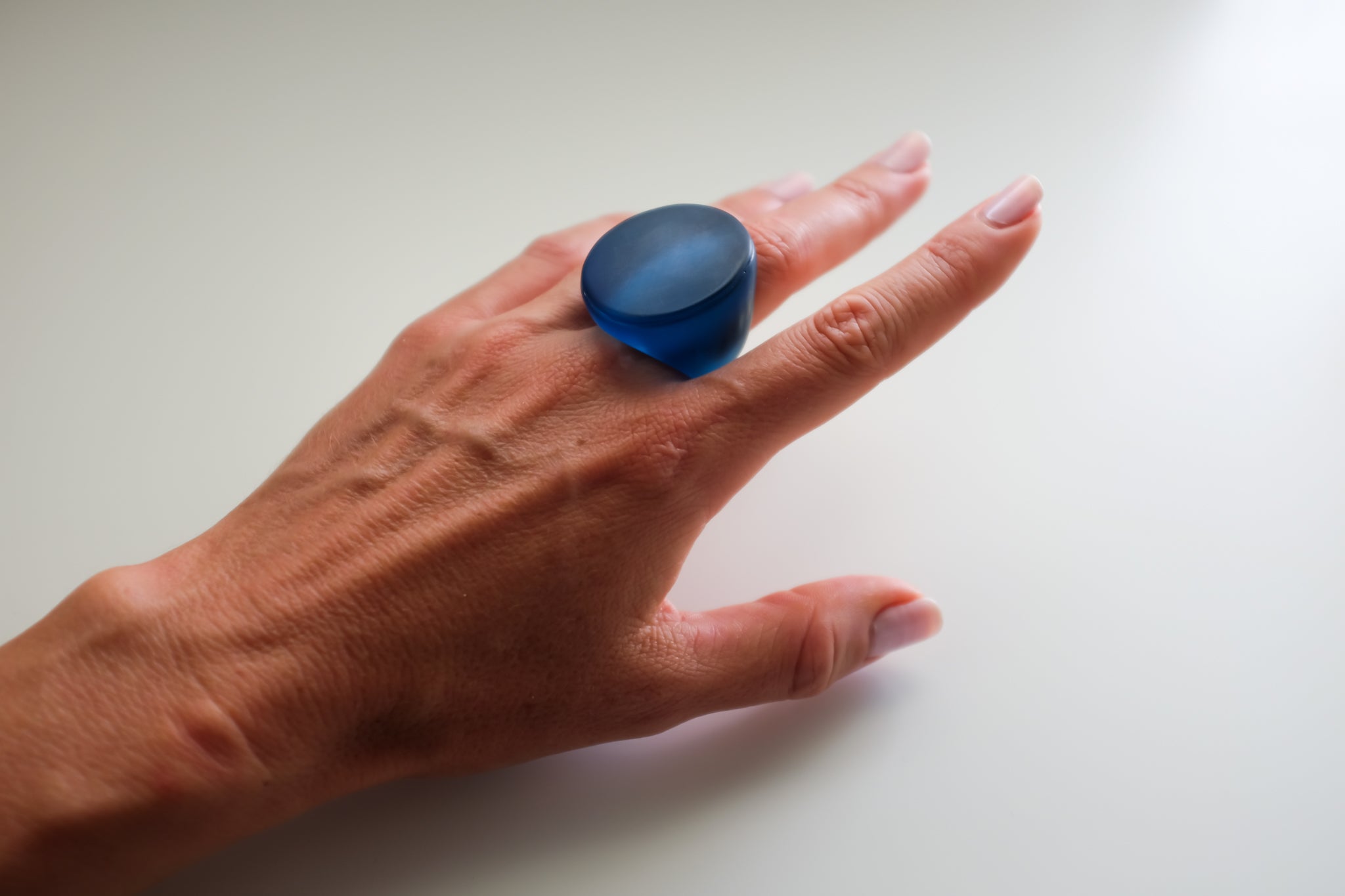 Seaglass Round Ring