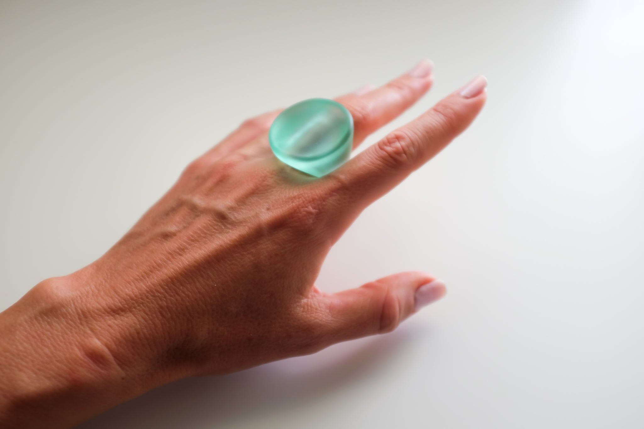 Seaglass Round Ring