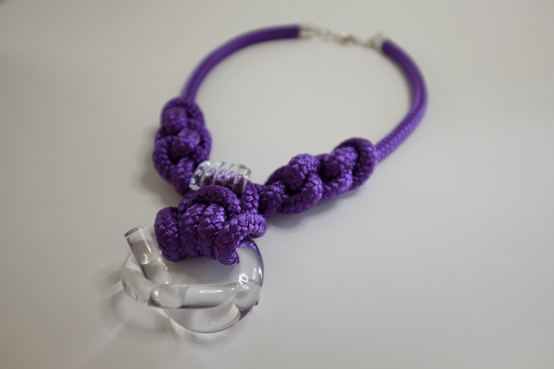 Capraia Purple Clear Necklace