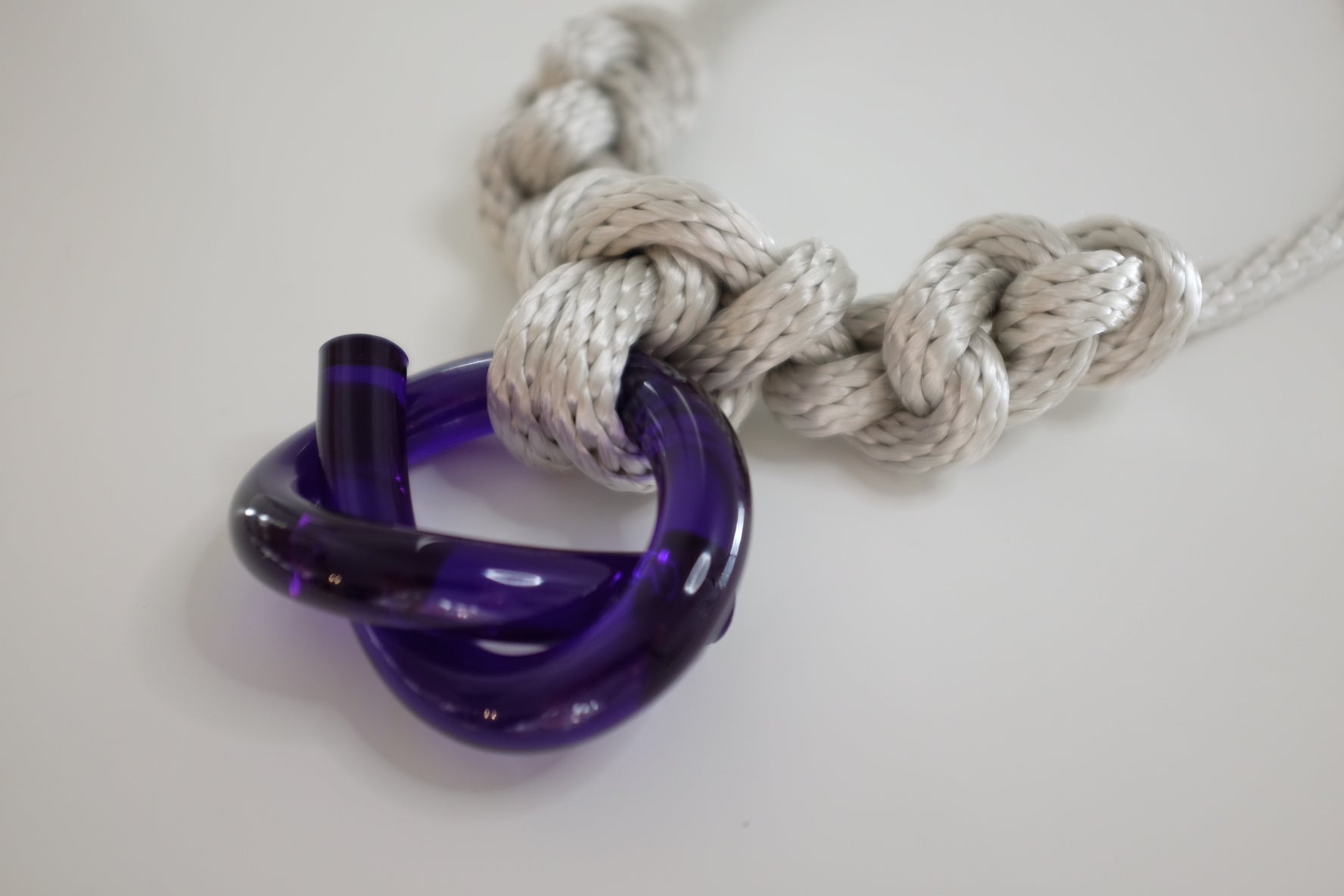Capraia Silver Purple Necklace