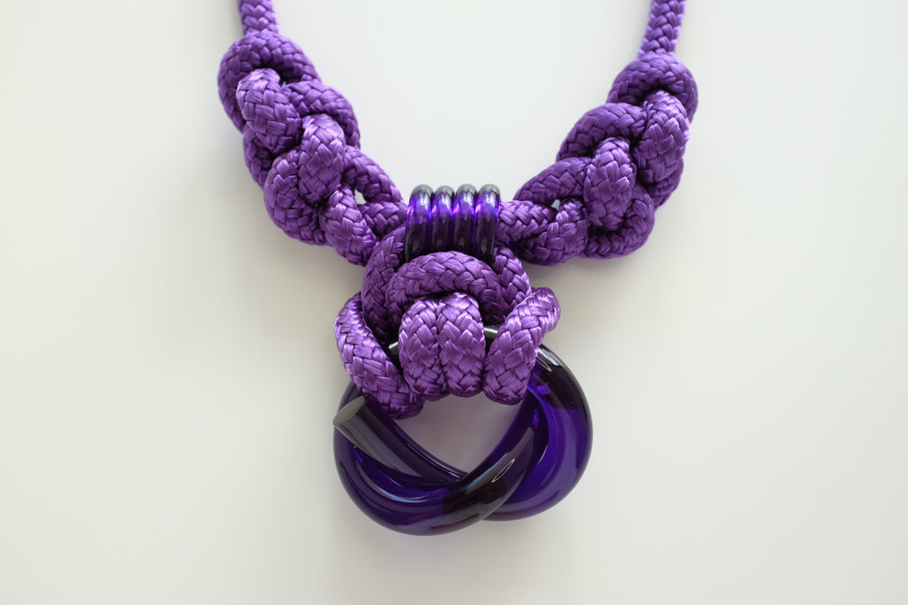 Capraia Plum Purple Necklace