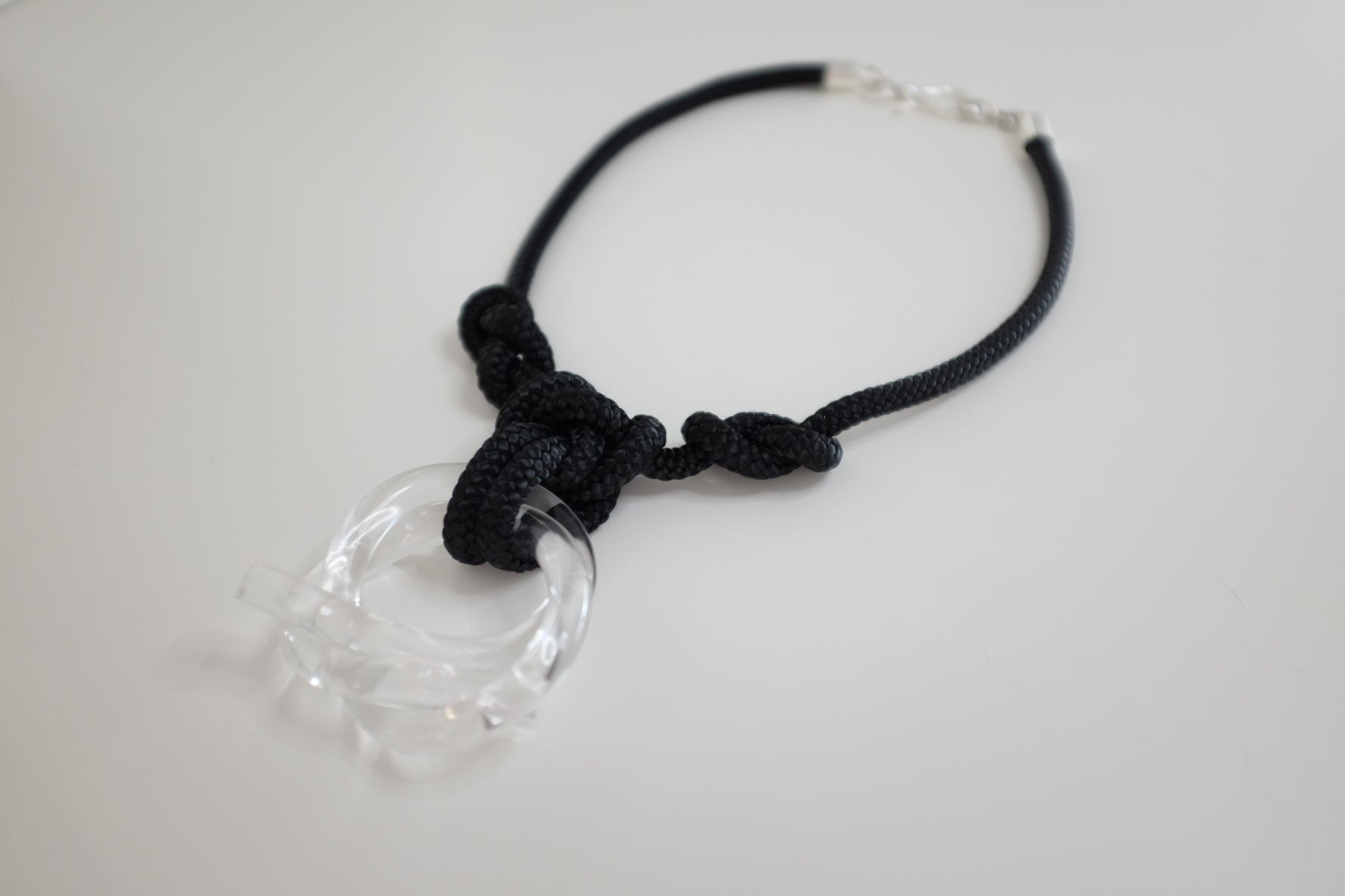 Chamonix Clear Black Necklace